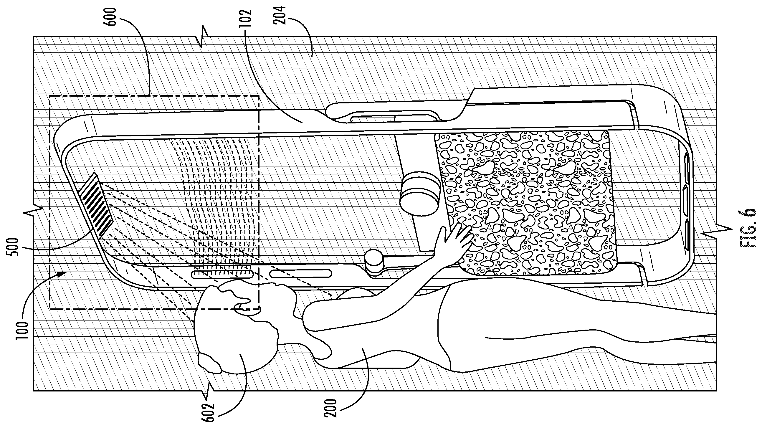 Patent US12137850 Figure 6 – Water delivery integrated shower seat