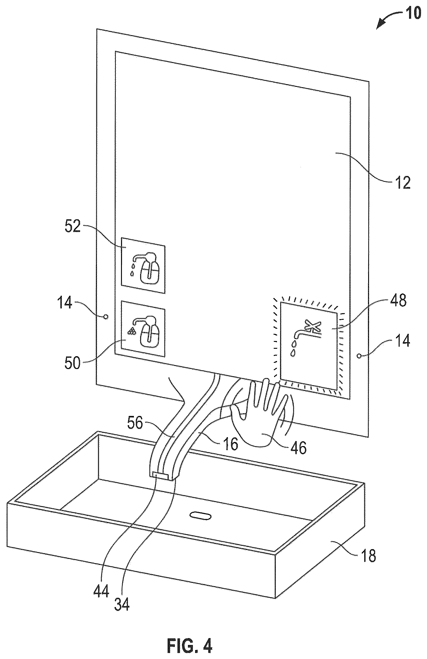 Patent US12137851 Figure 3 – Interactive display device