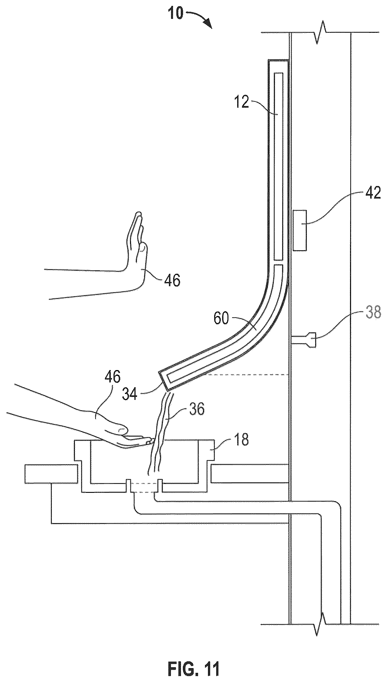 Patent US12137851 Figure 10 – Interactive display device