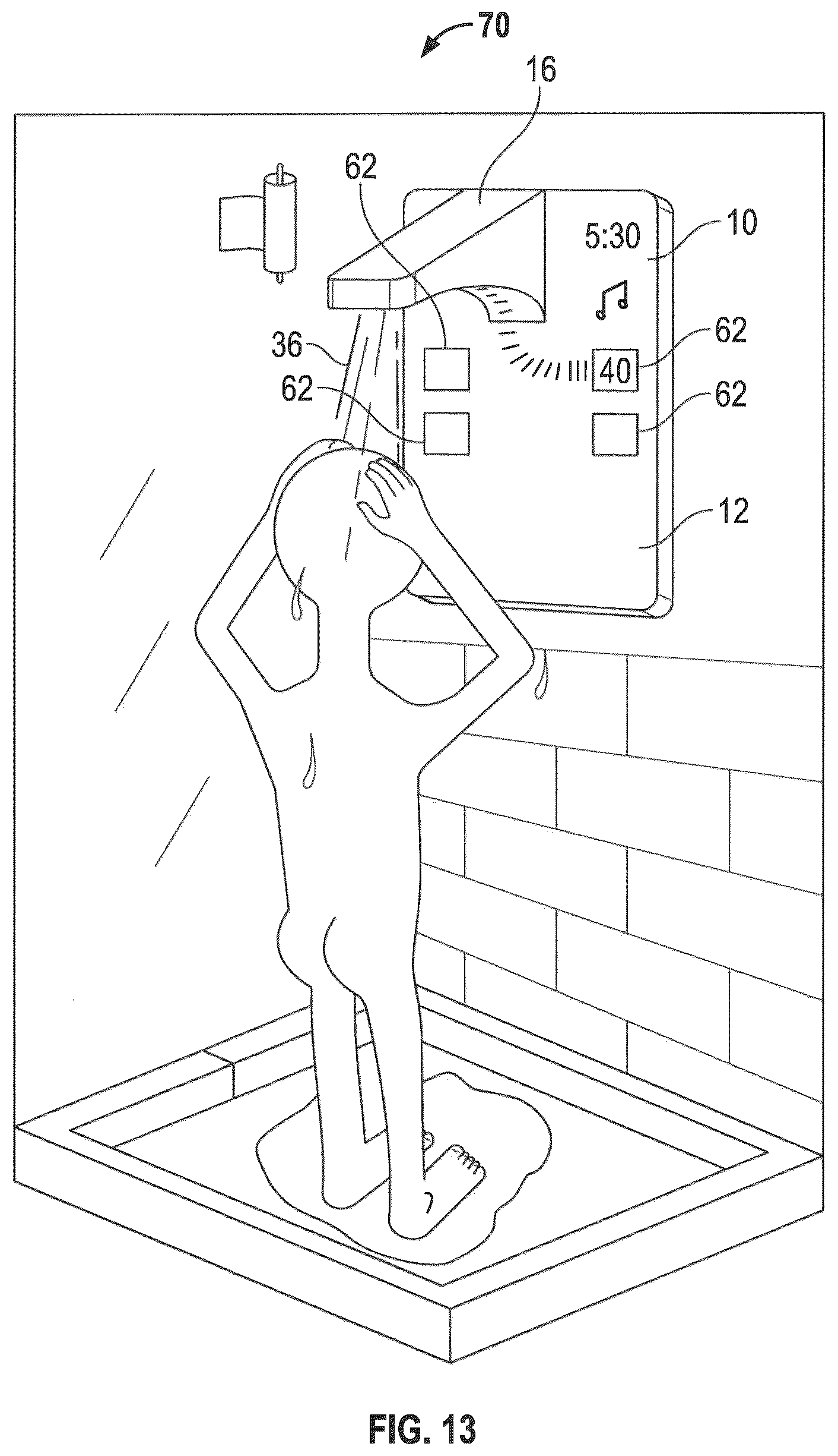 Patent US12137851 Figure 12 – Interactive display device