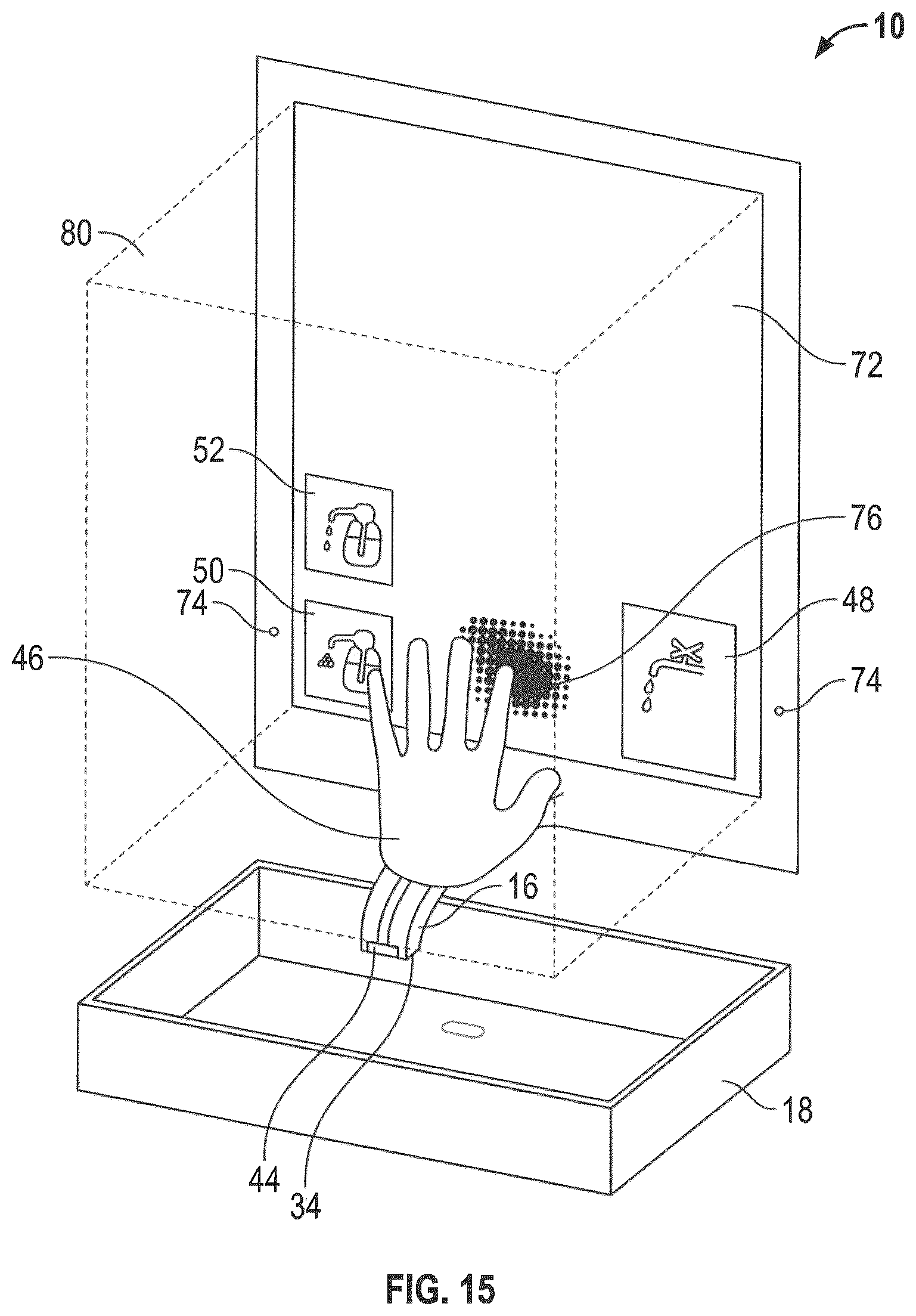 Patent US12137851 Figure 14 – Interactive display device