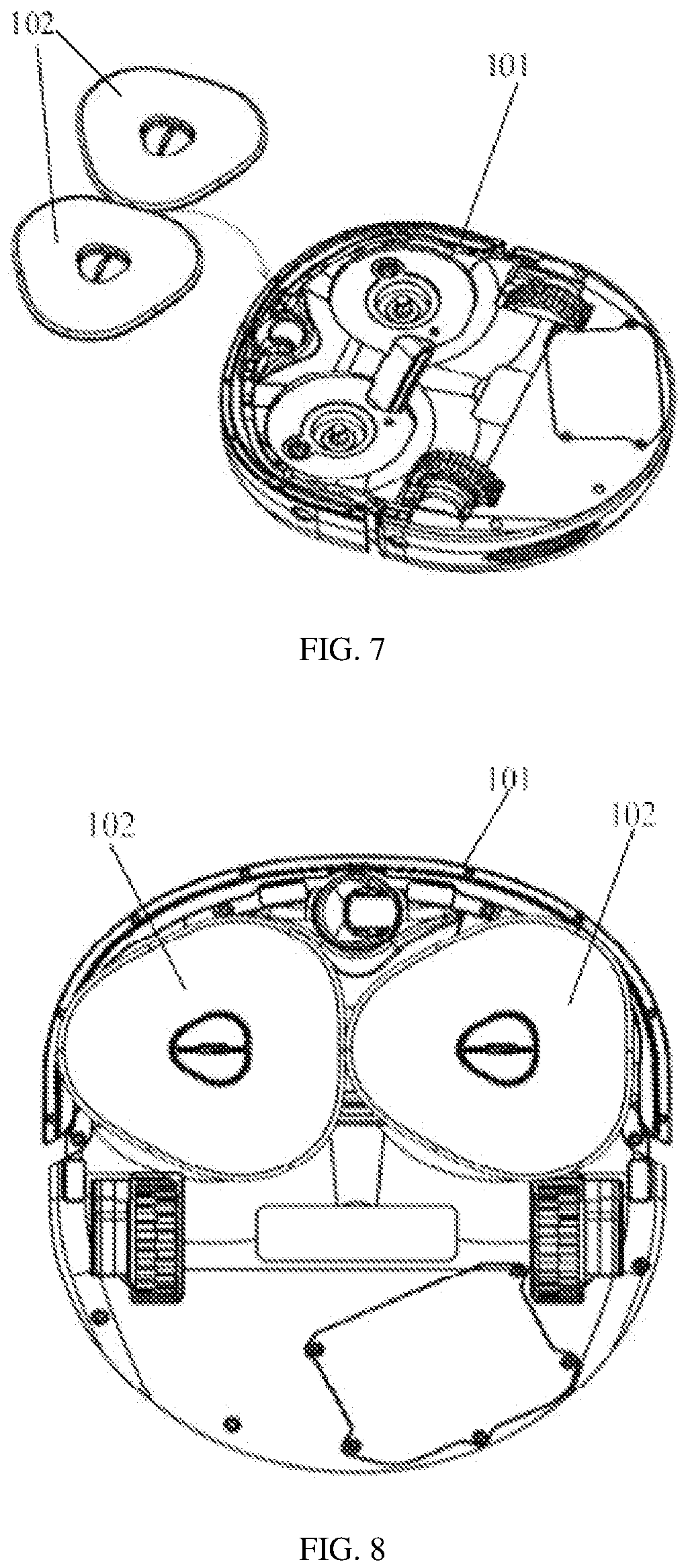 Patent US12137853 Figure 4 – Cleaning robot