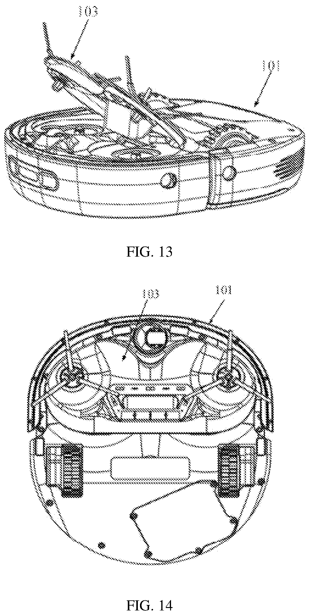 Patent US12137853 Figure 7 – Cleaning robot