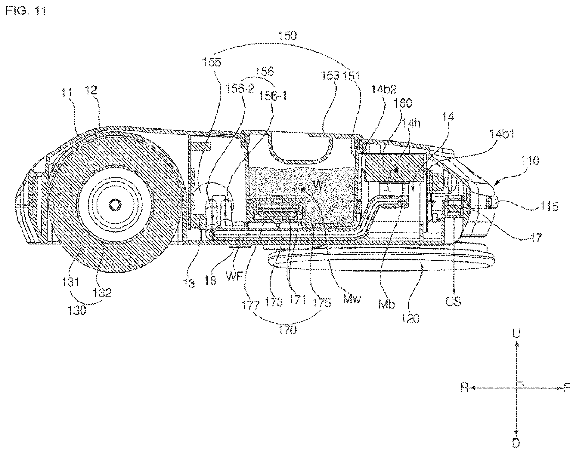 Patent US12137854 Figure 11 – Cleaner
