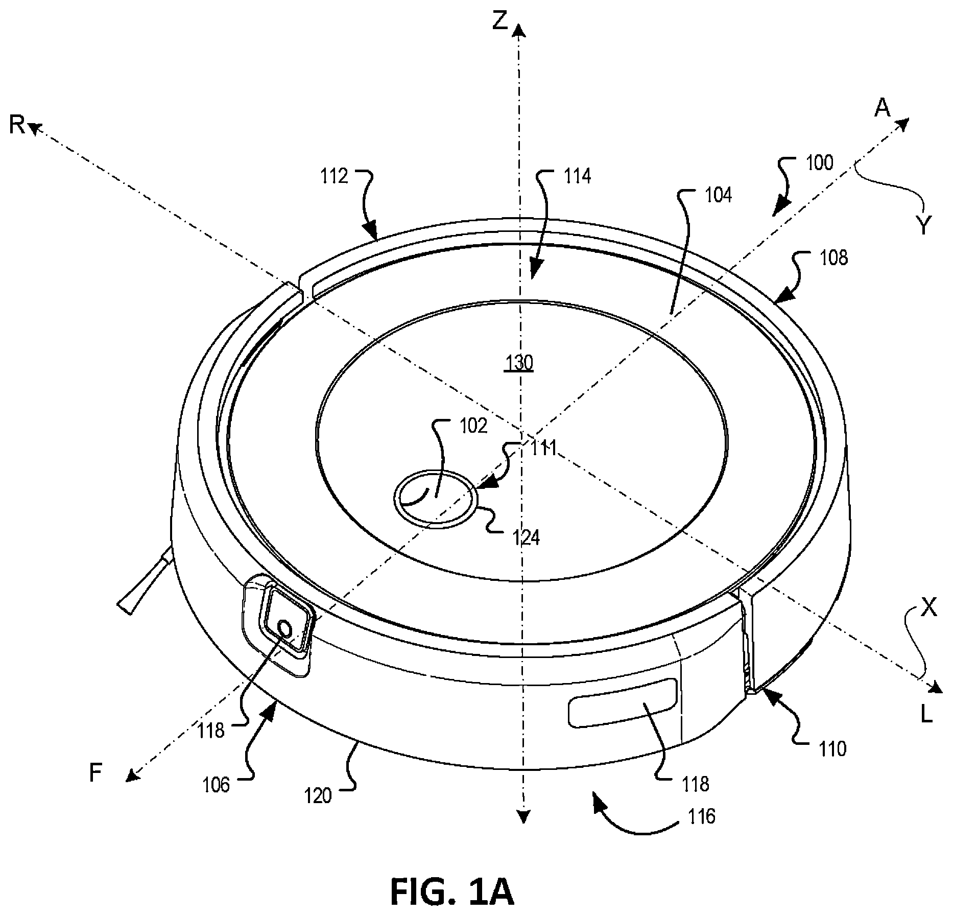 Patent US12137856 — Trajectory-based localization and mapping — Figure 1