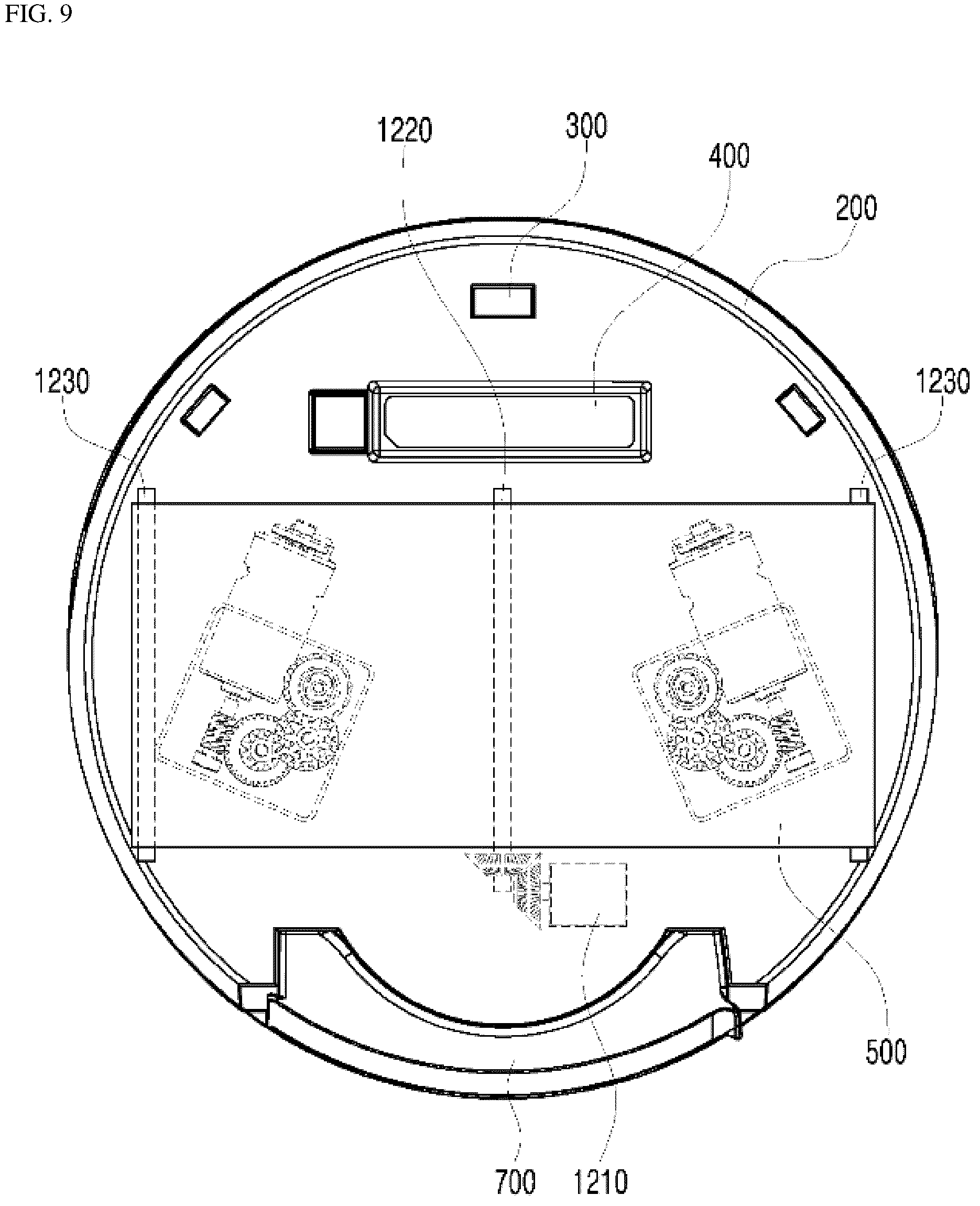 Patent US12137857 Figure 7 – Robotic cleaner