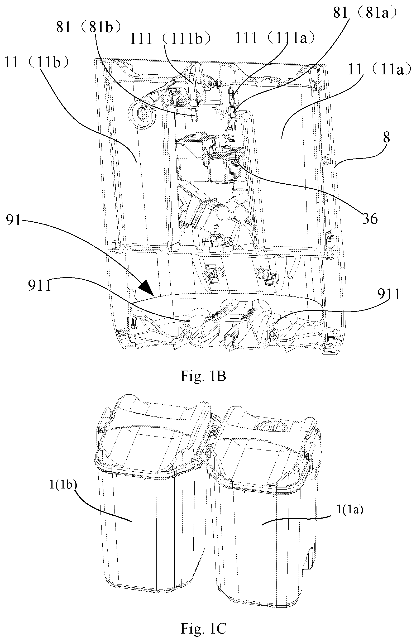Patent US12137858 Figure 2 – Base station and water tank