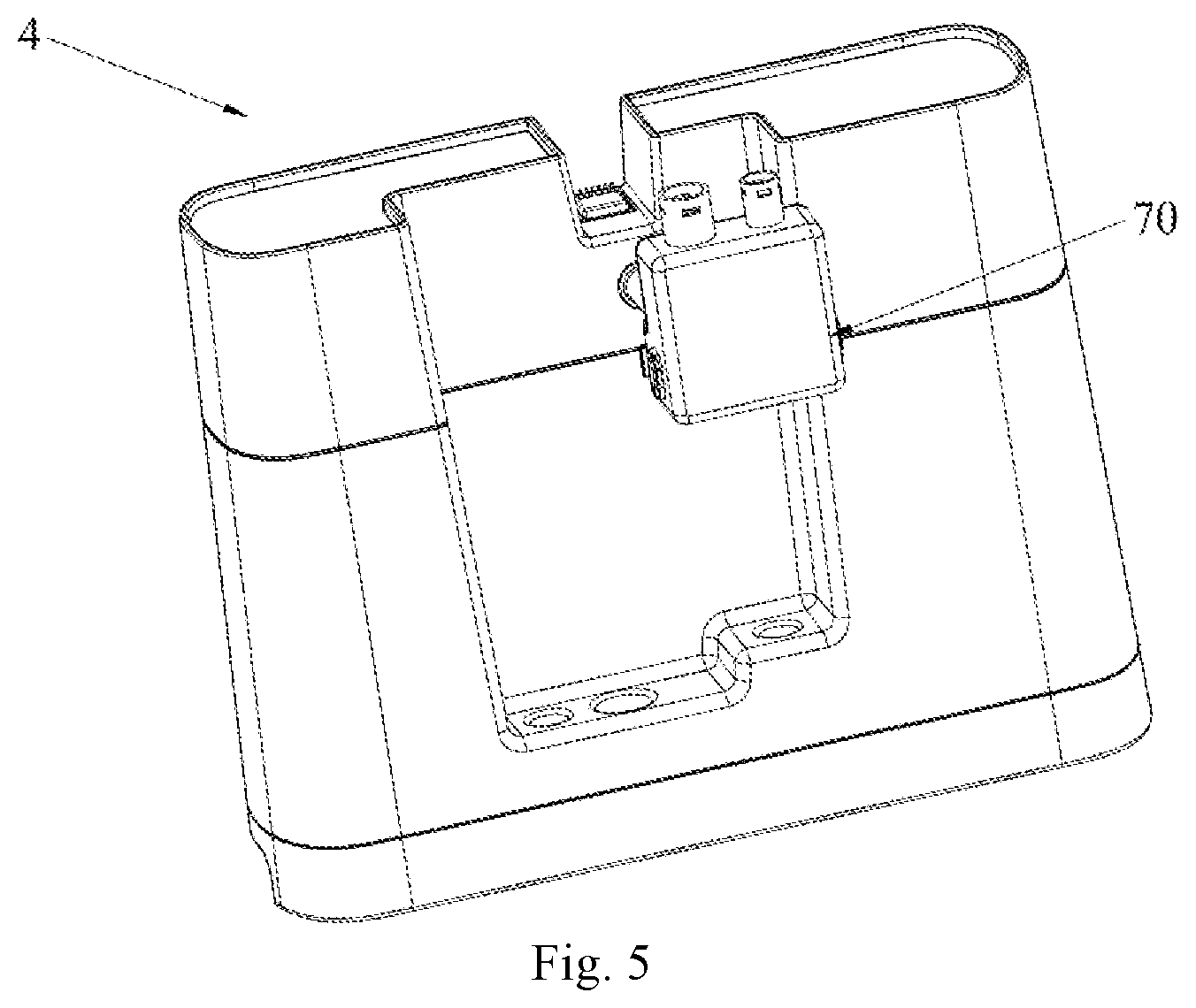 Patent US12137858 Figure 7 – Base station and water tank