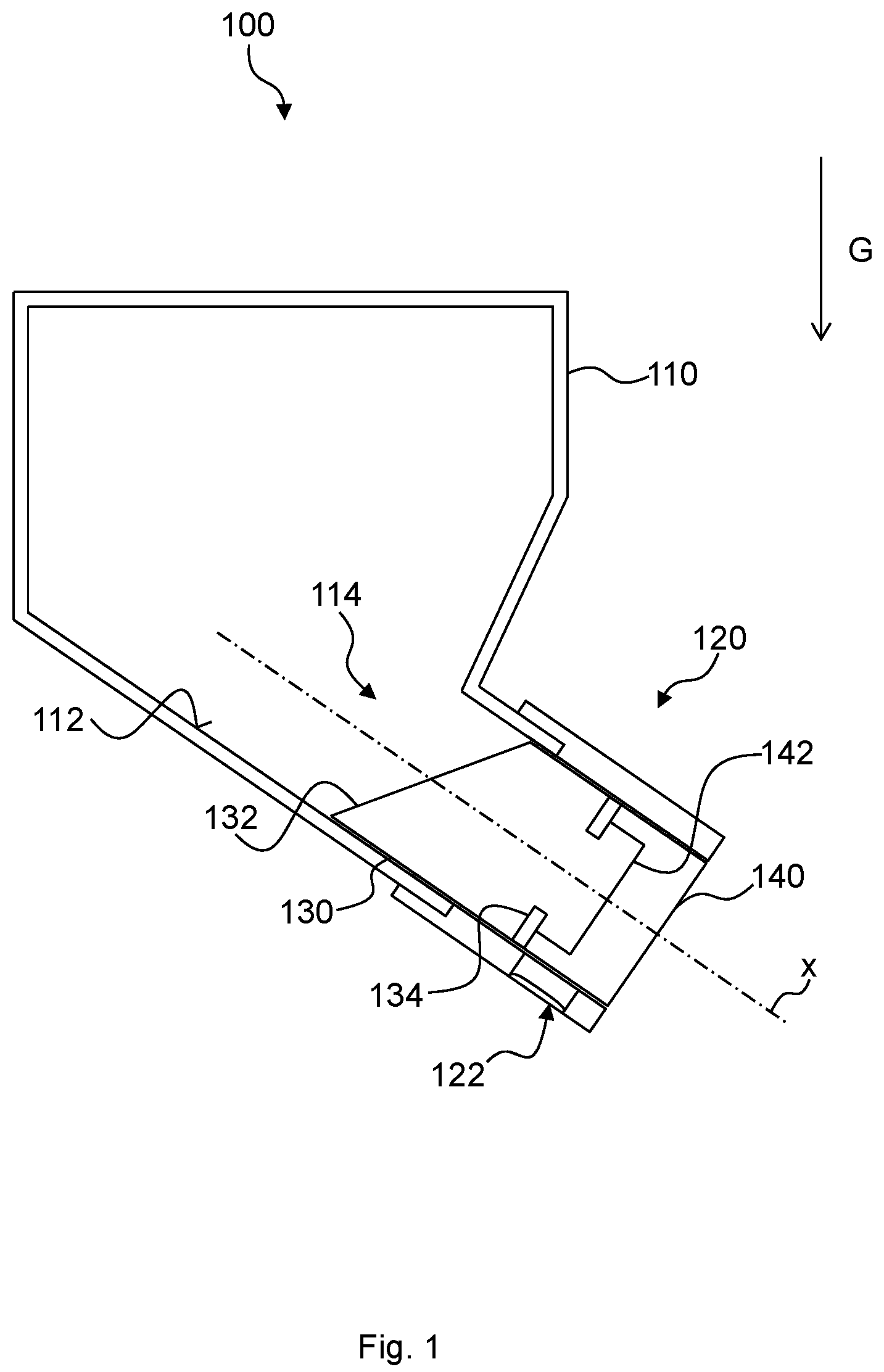 Patent US12137861 Figure 1 – Dosing unit and water-bearing household appliance with an automatic dosing system