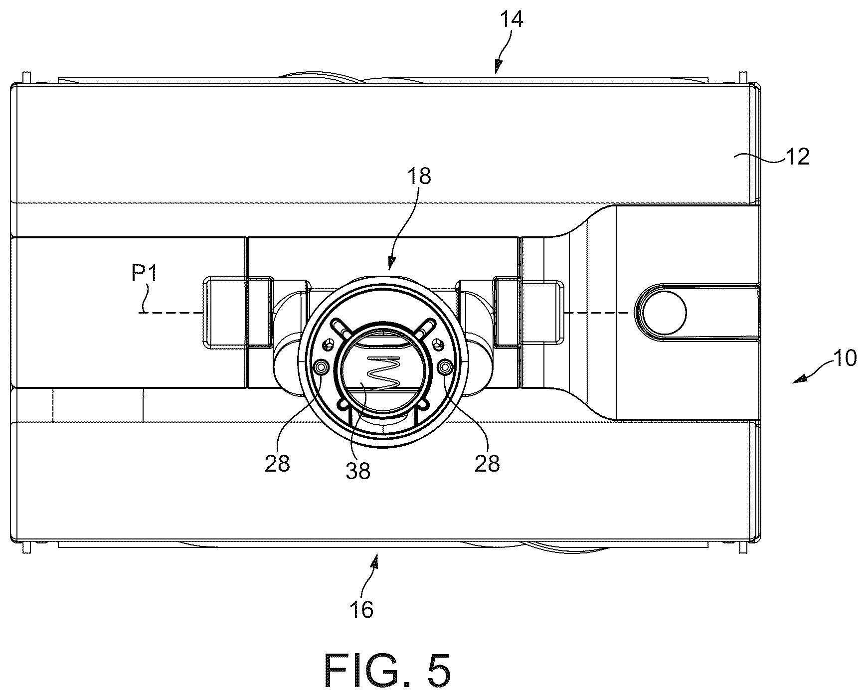Patent US12137865 Figure 5 – Cleaner head for a vacuum cleaning appliance