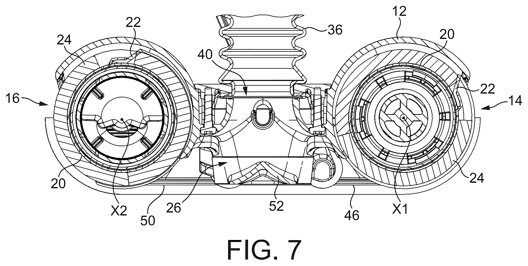 Patent US12137865 Figure 7 – Cleaner head for a vacuum cleaning appliance