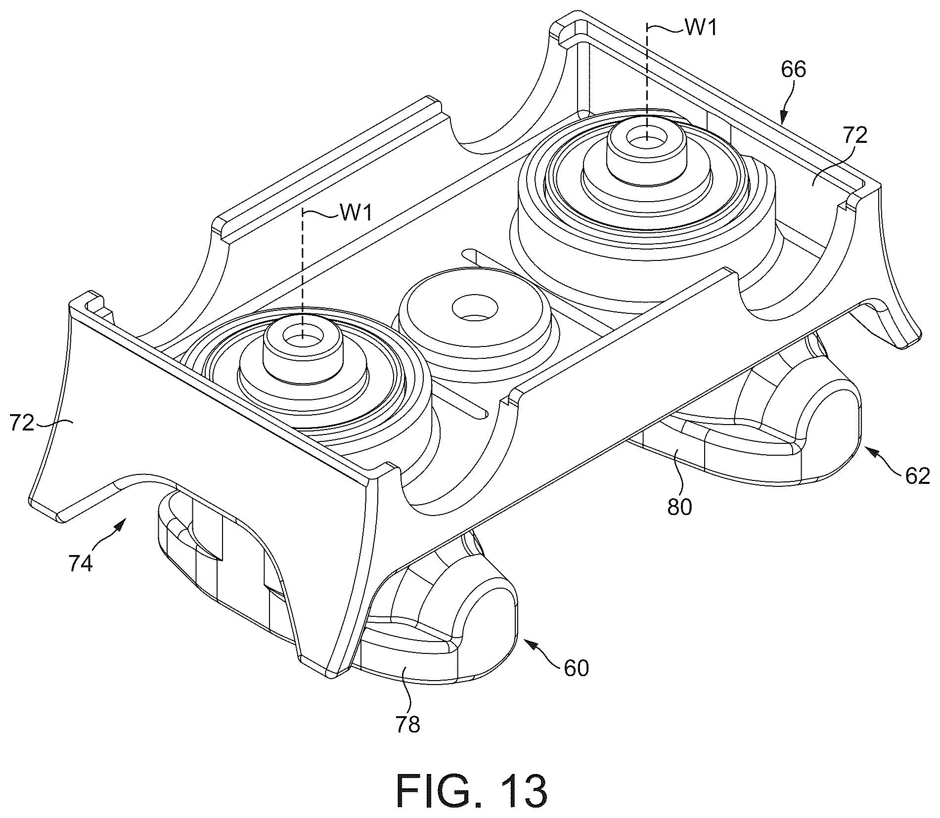 Patent US12137865 Figure 13 – Cleaner head for a vacuum cleaning appliance