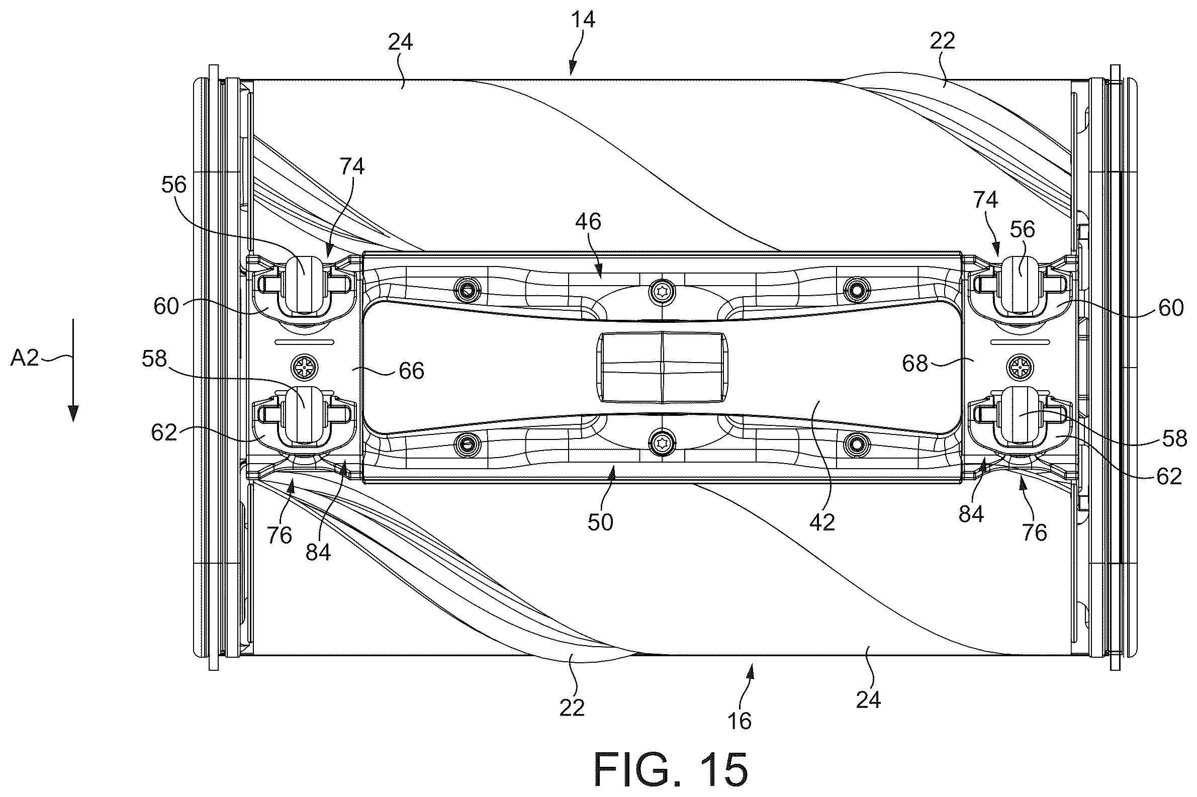 Patent US12137865 Figure 15 – Cleaner head for a vacuum cleaning appliance