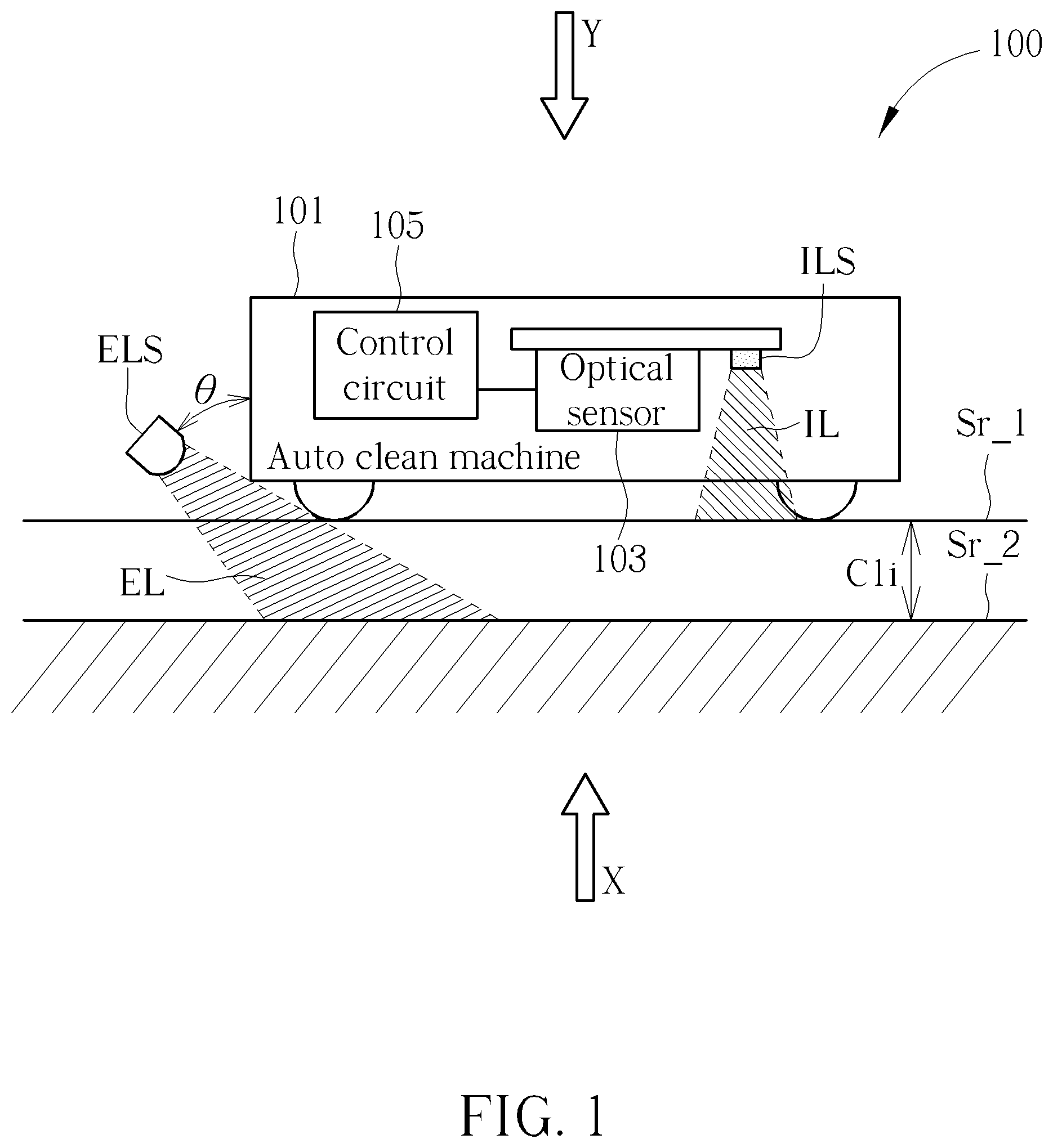 Patent US12137868 Figure 1 – Electronic device controlling light sources according to optical variation