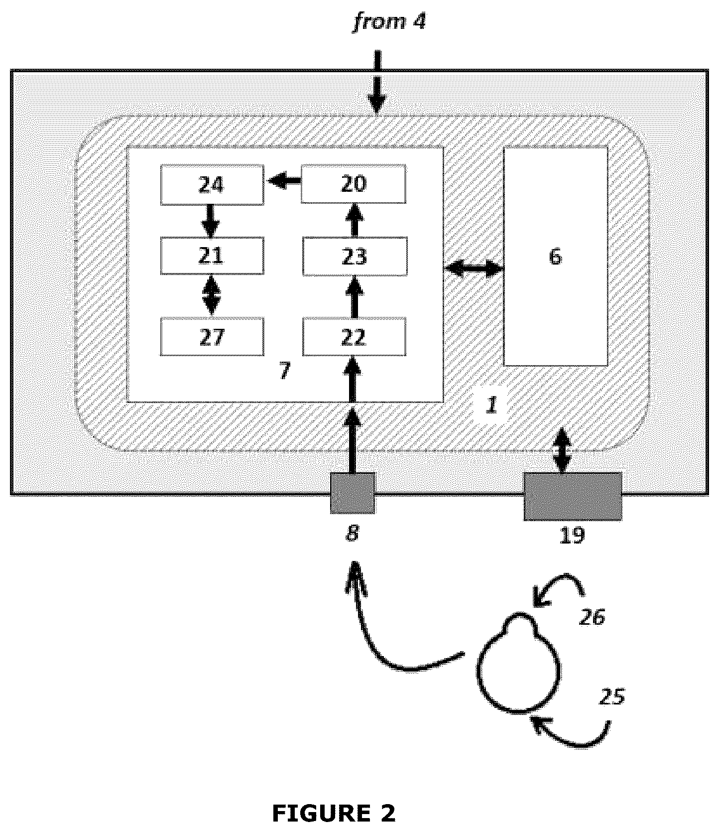 Patent US12137876 Figure 2 – Endoscope attachment accessory with telemetric function for measuring distances and sizes on internal surfaces of the human body