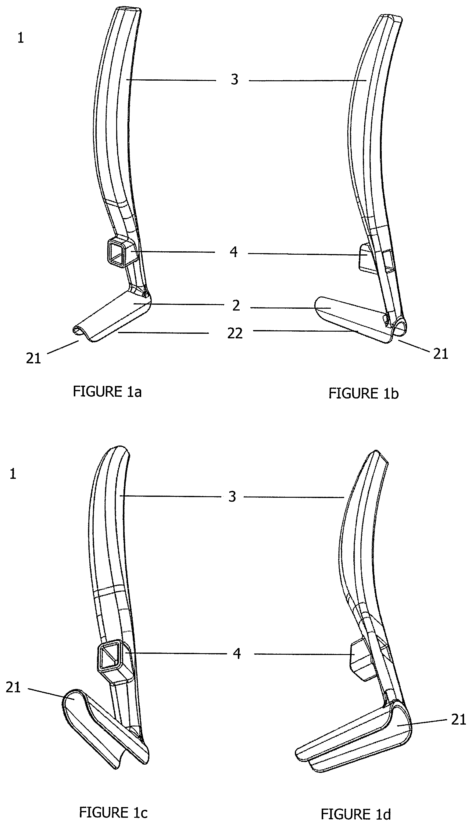Patent US12137877 Figure 1 – Endoscopic-release surgical retractor