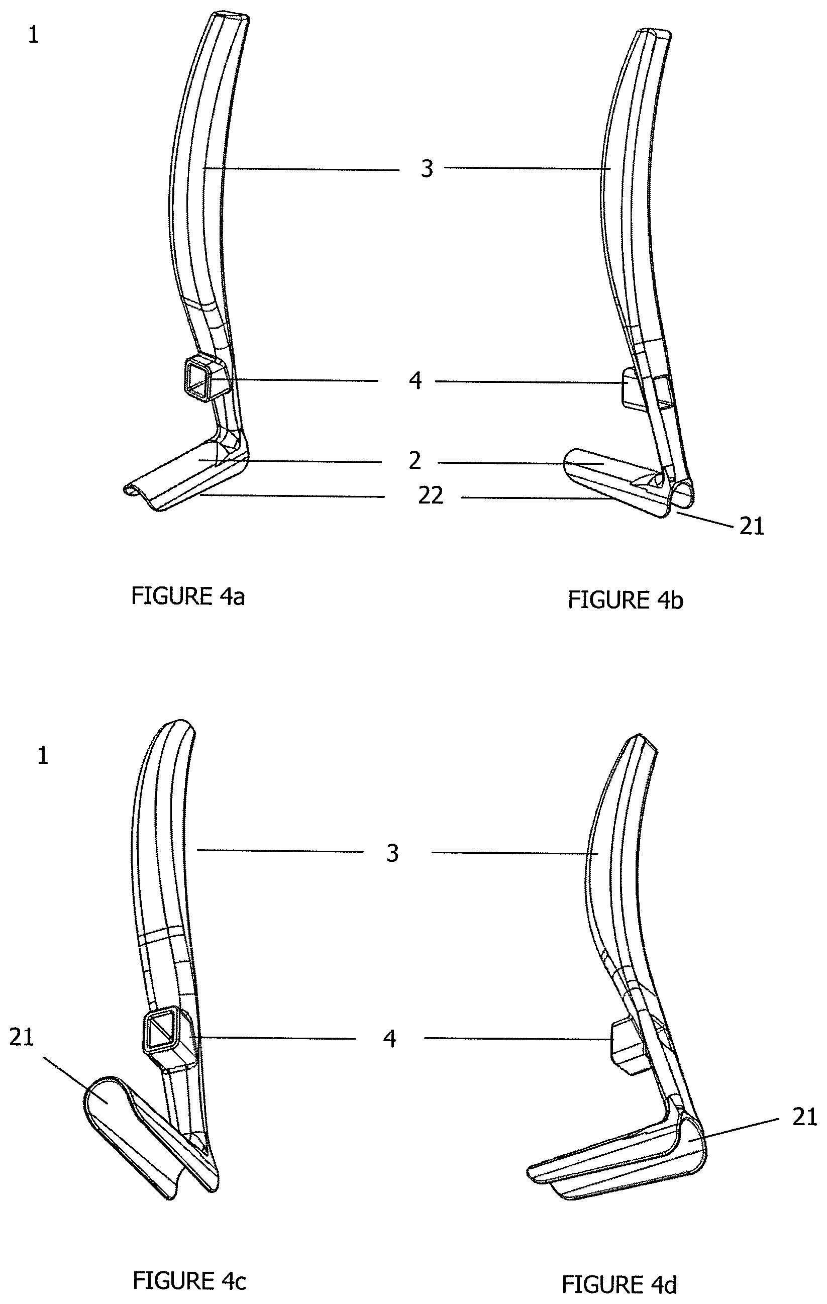 Patent US12137877 Figure 3 – Endoscopic-release surgical retractor