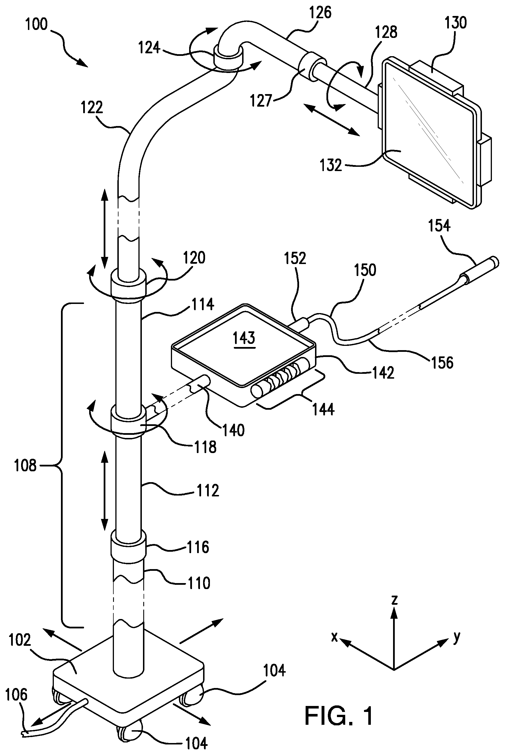 Patent US12137881 Figure 1 – Multifunctional intraoral imaging system and related methods