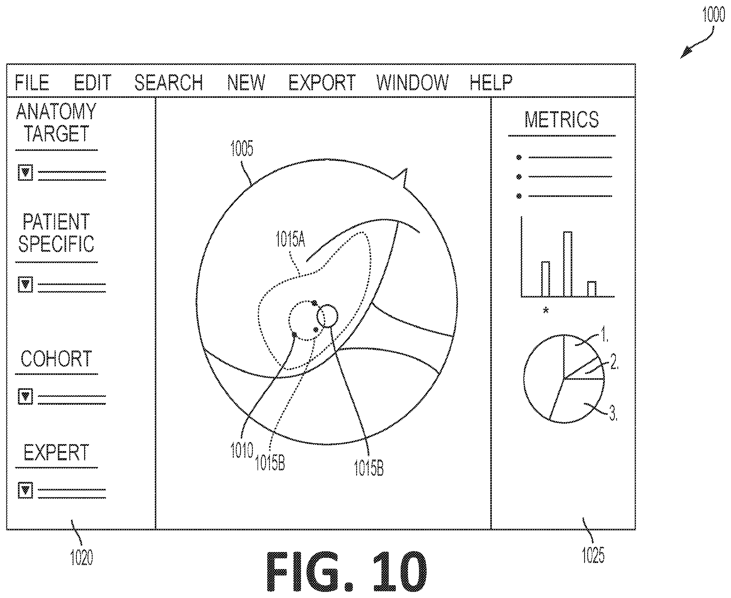 Patent US12137883 Figure 16 – User interface for digital markers in arthroscopy