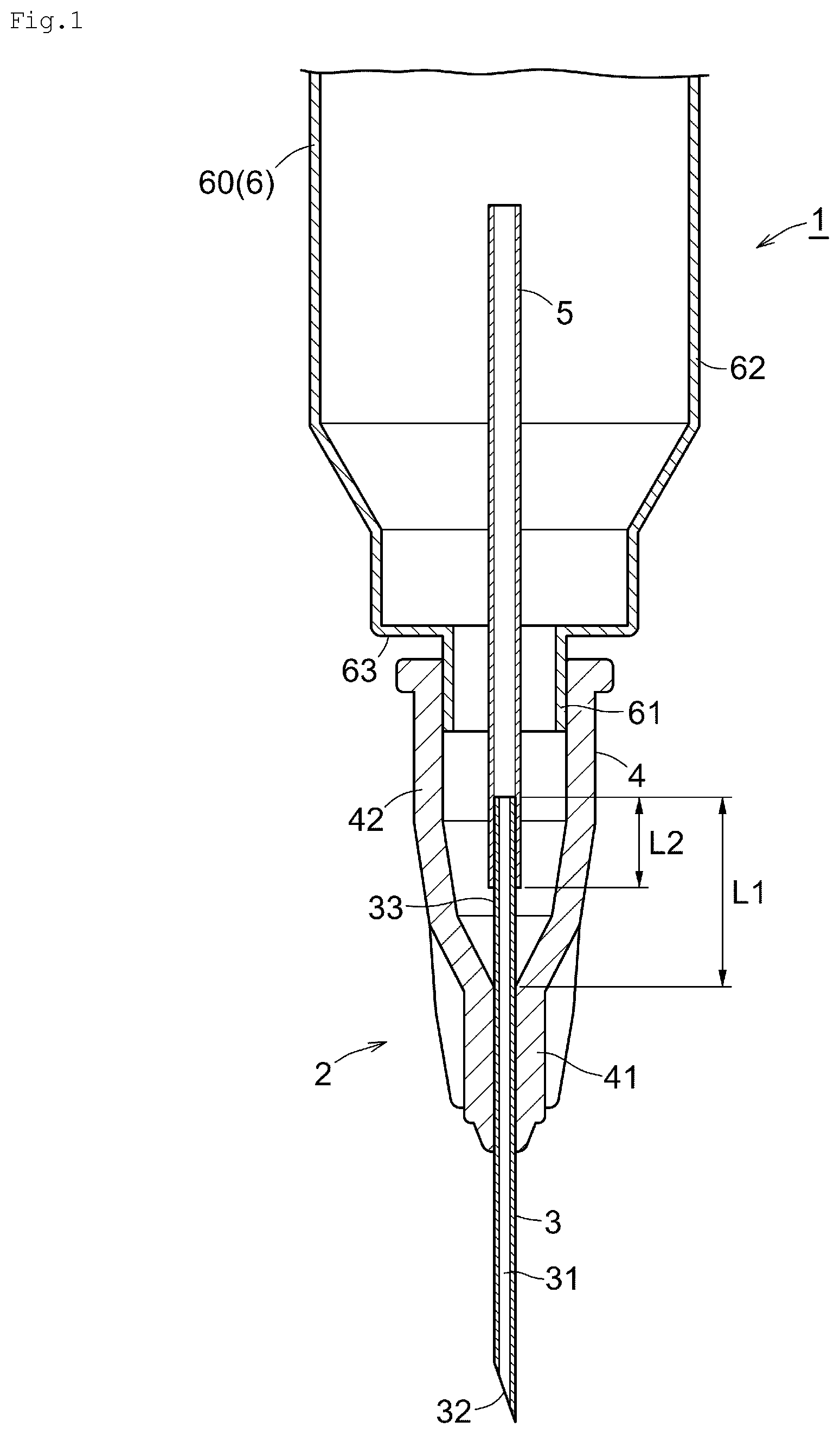 Patent US12137885 Figure 1 – Bodily fluid collection device
