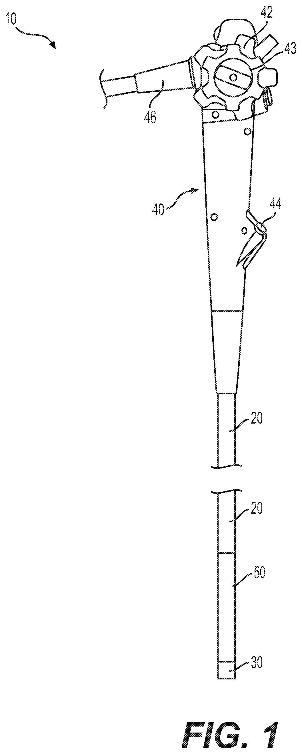 Patent US12137888 Figure 1 – Fastening device and related methods of use