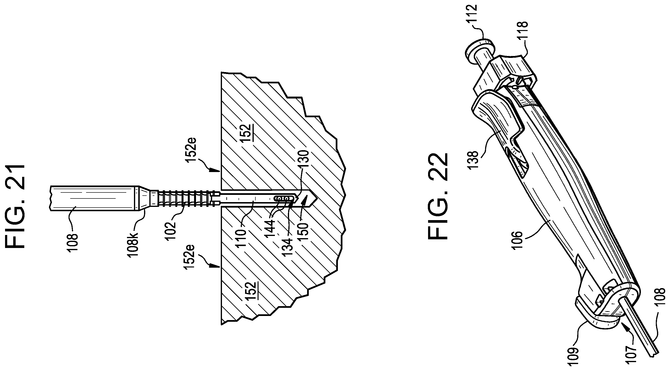 Patent US12137894 Figure 12 – Knotless anchor inserter tool extraction