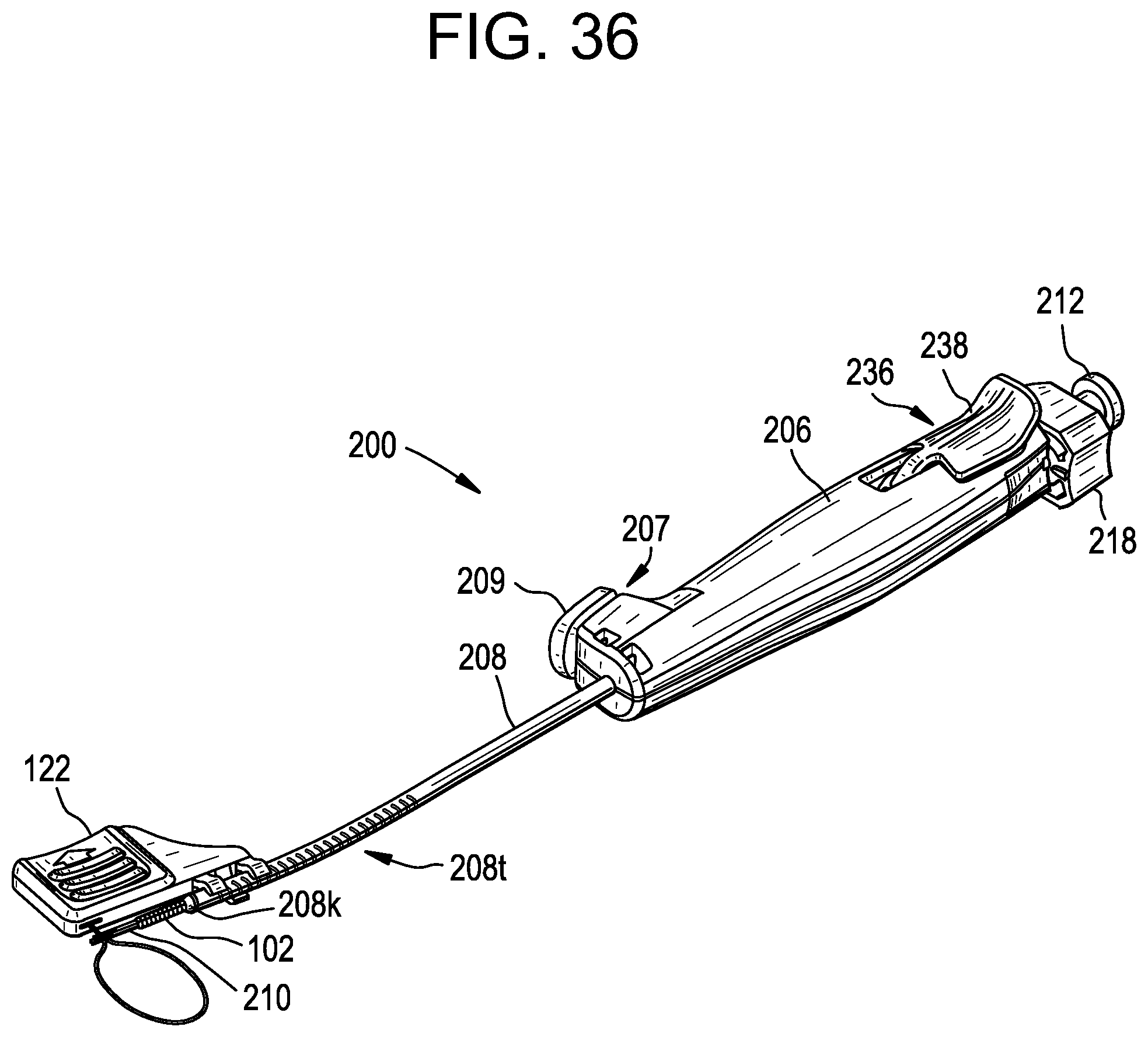 Patent US12137894 Figure 18 – Knotless anchor inserter tool extraction