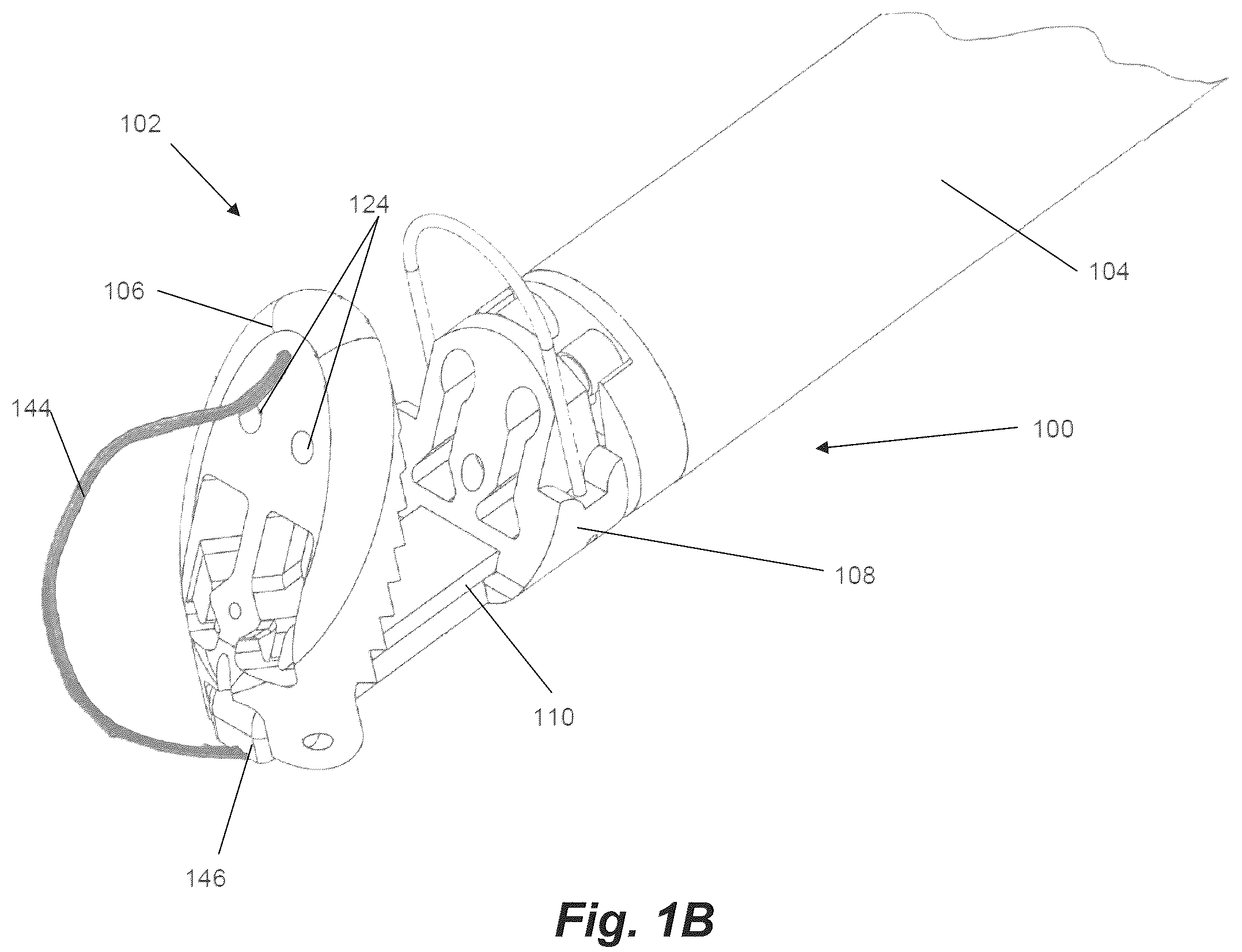 Patent US12137897 Figure 2 – Device for suture attachment for minimally invasive heart valve repair