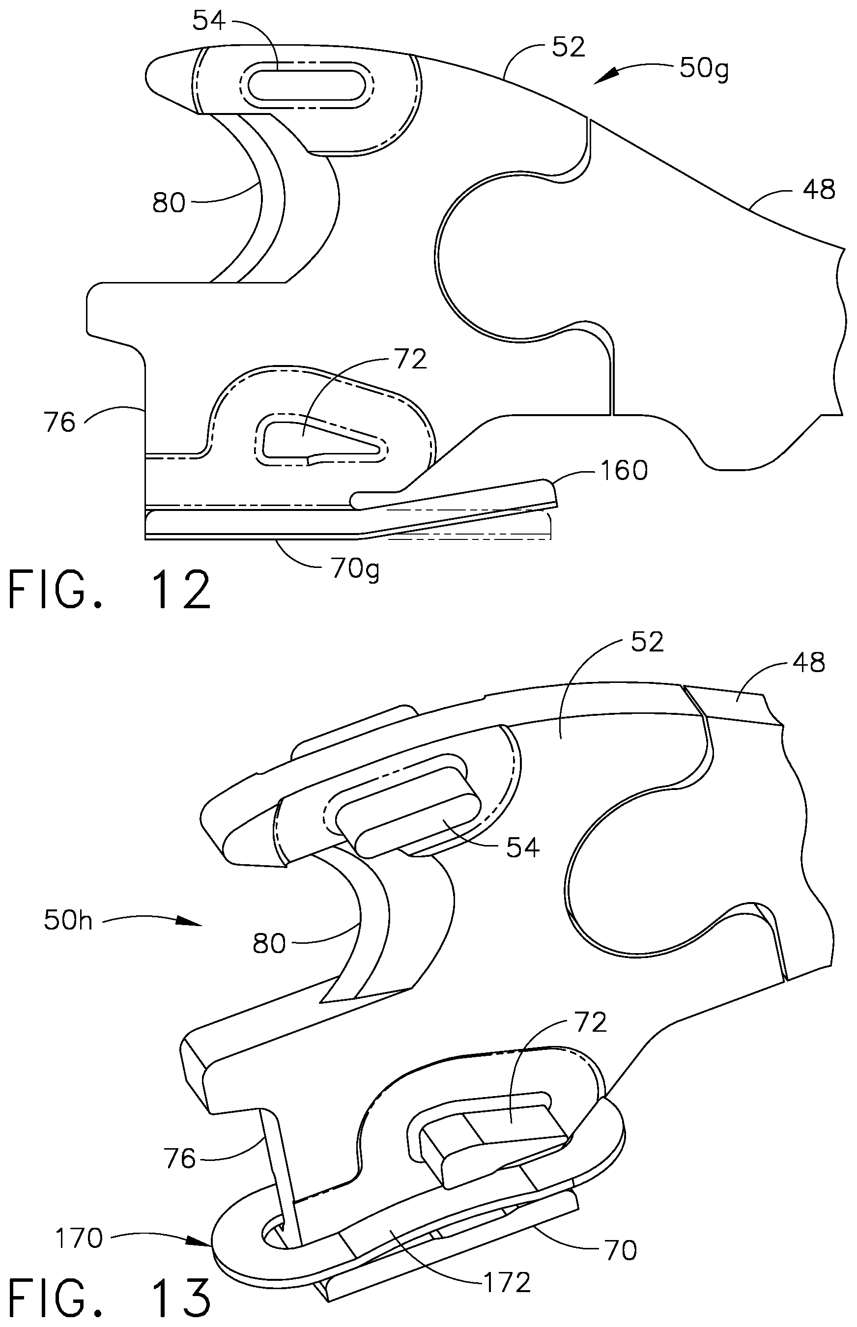 Patent US12137901 Figure 8 – Surgical staples having compressible or crushable members for securing tissue therein and stapling instruments for deploying the same