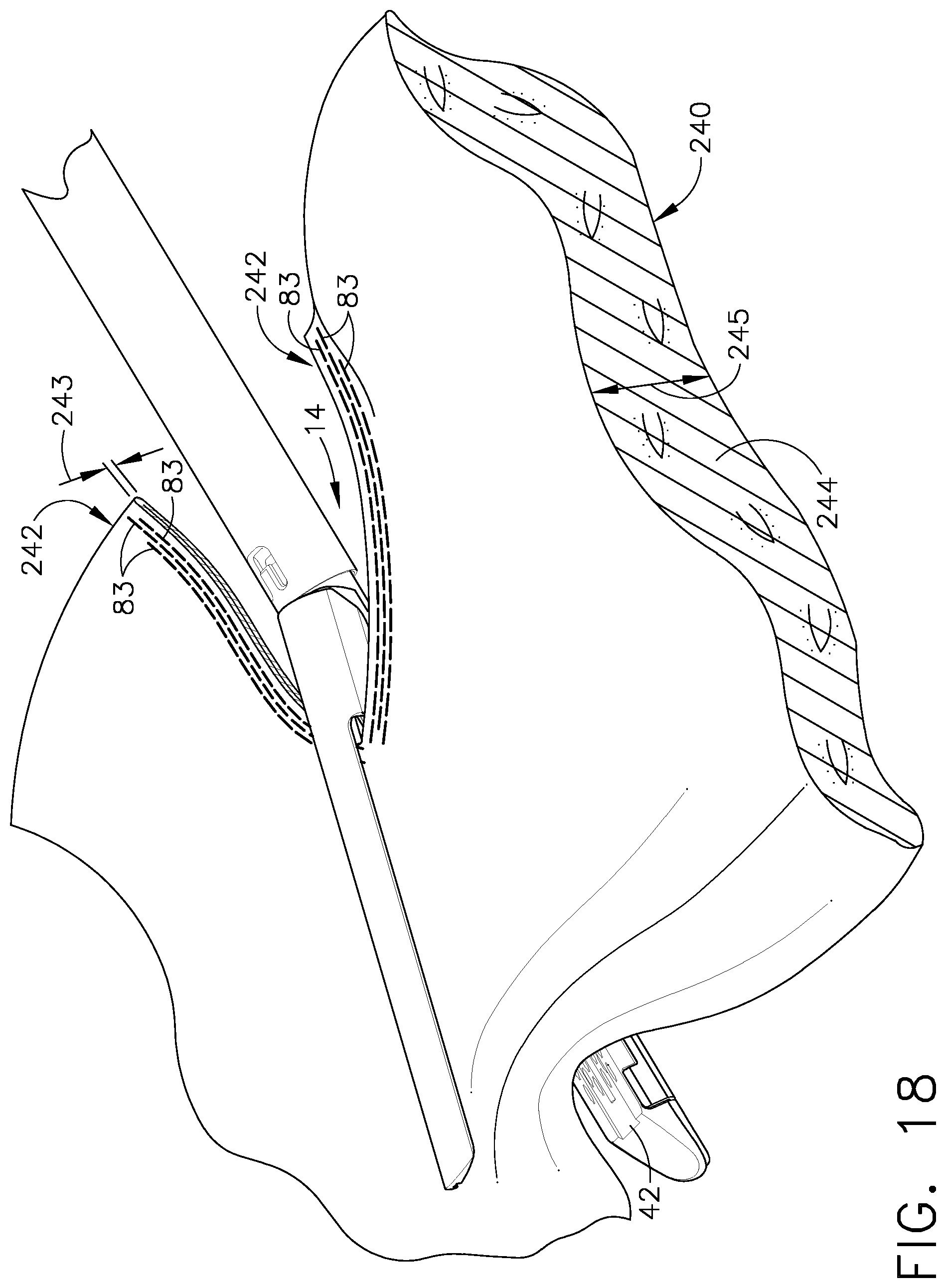 Patent US12137901 Figure 13 – Surgical staples having compressible or crushable members for securing tissue therein and stapling instruments for deploying the same