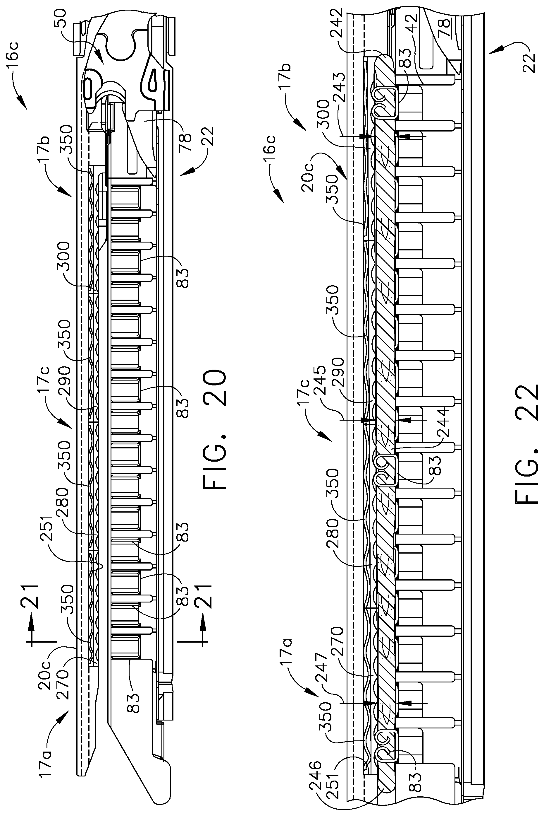 Patent US12137901 Figure 15 – Surgical staples having compressible or crushable members for securing tissue therein and stapling instruments for deploying the same