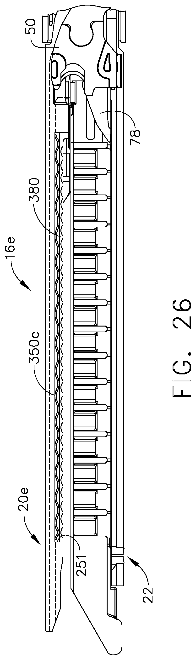 Patent US12137901 Figure 19 – Surgical staples having compressible or crushable members for securing tissue therein and stapling instruments for deploying the same