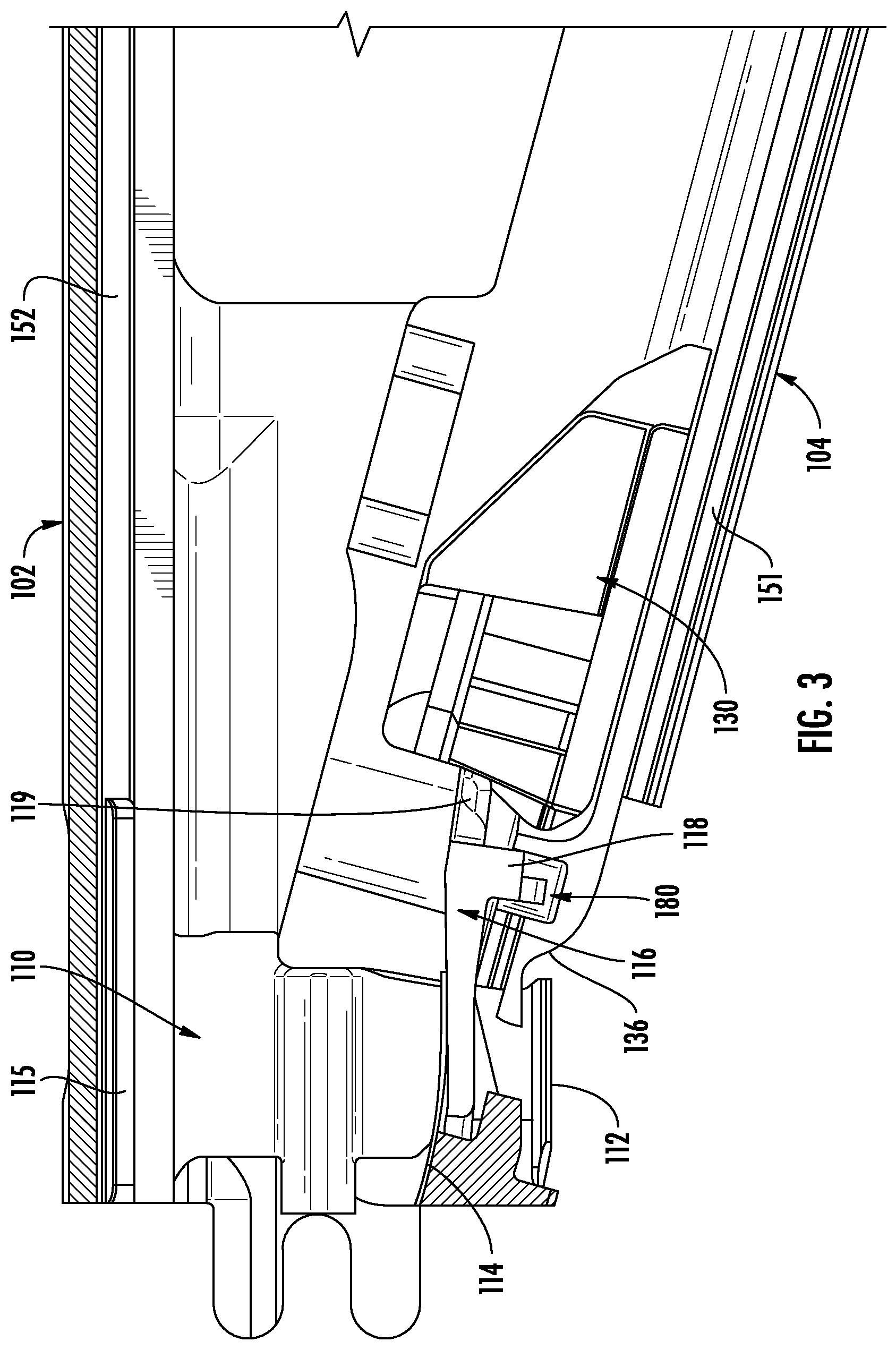 Patent US12137903 Figure 5 – Surgical instrument with lockout mechanism