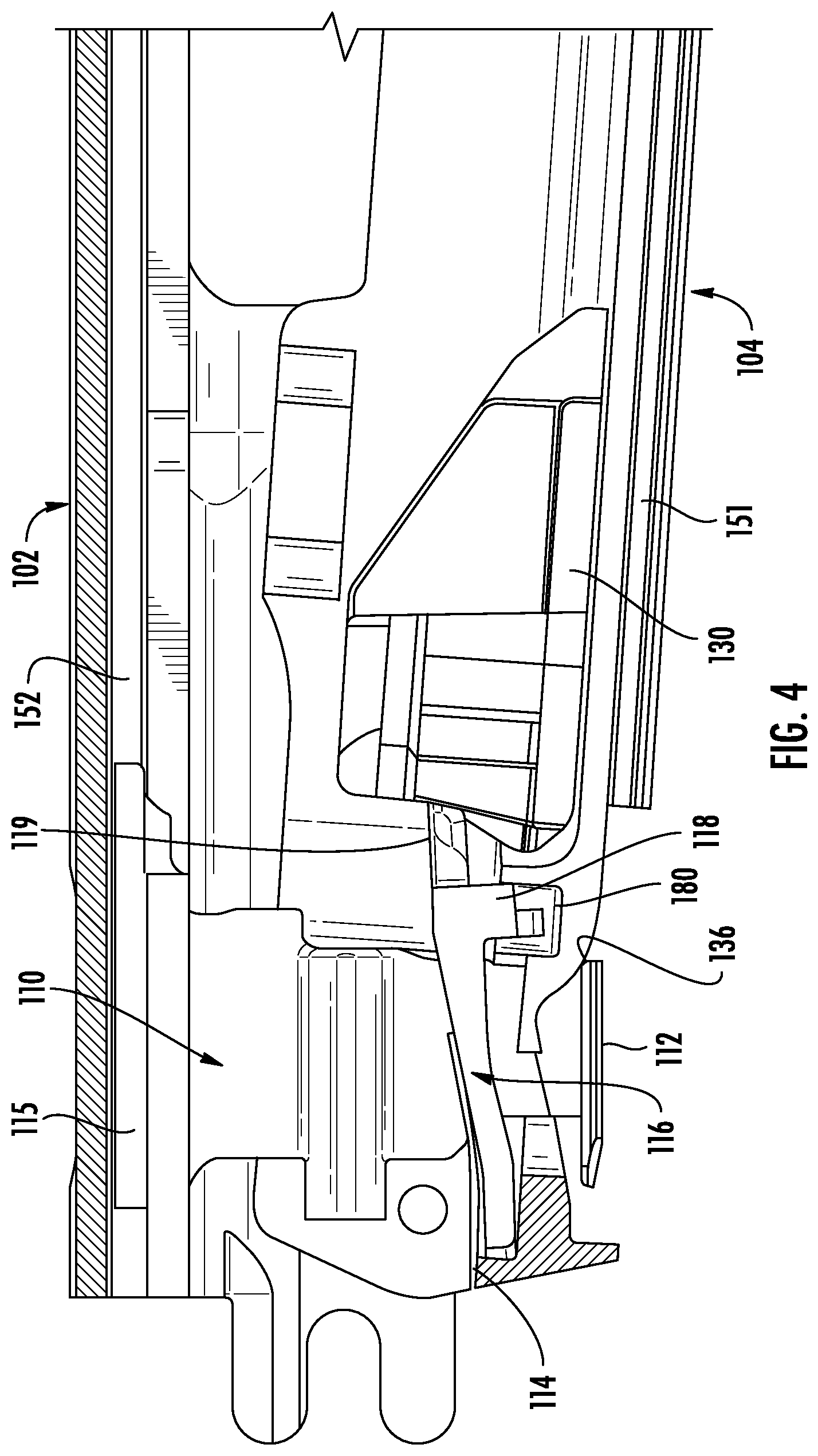 Patent US12137903 Figure 6 – Surgical instrument with lockout mechanism