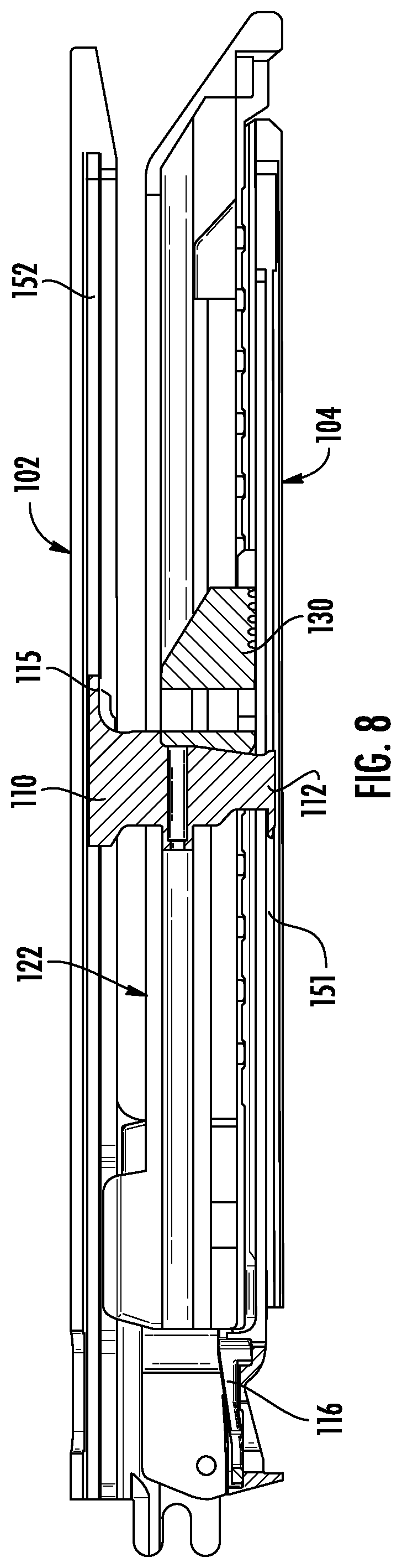 Patent US12137903 Figure 11 – Surgical instrument with lockout mechanism