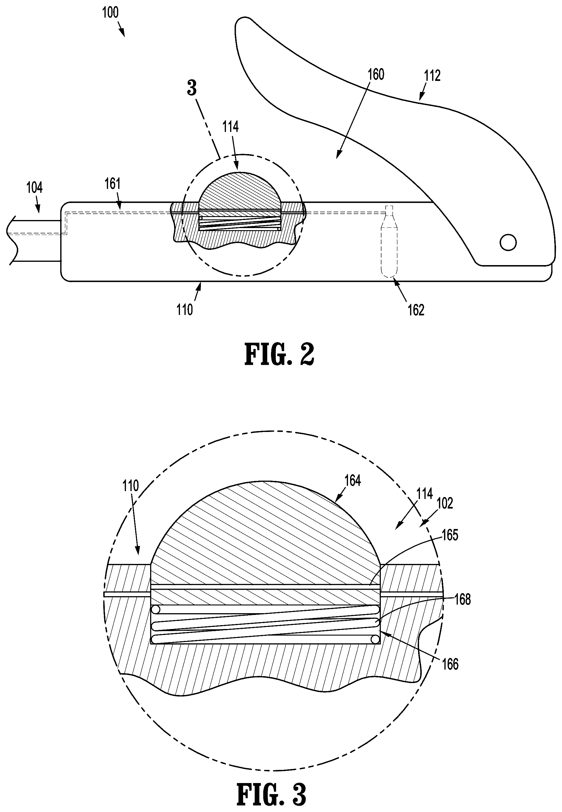 Patent US12137905 Figure 2 – Gas-powered continuous feed surgical fastening device