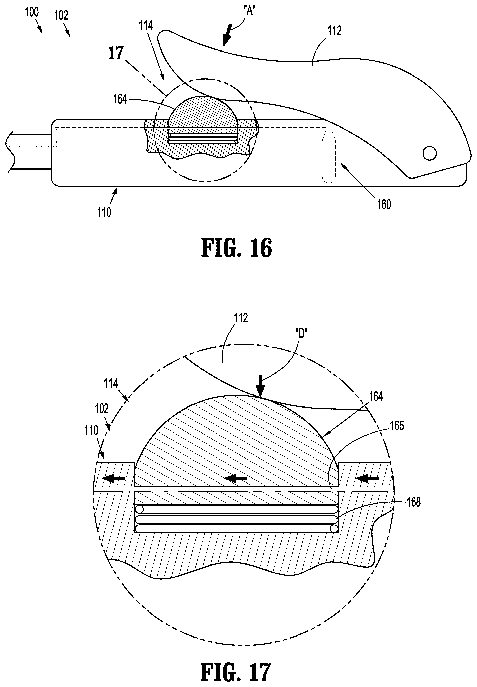 Patent US12137905 Figure 9 – Gas-powered continuous feed surgical fastening device