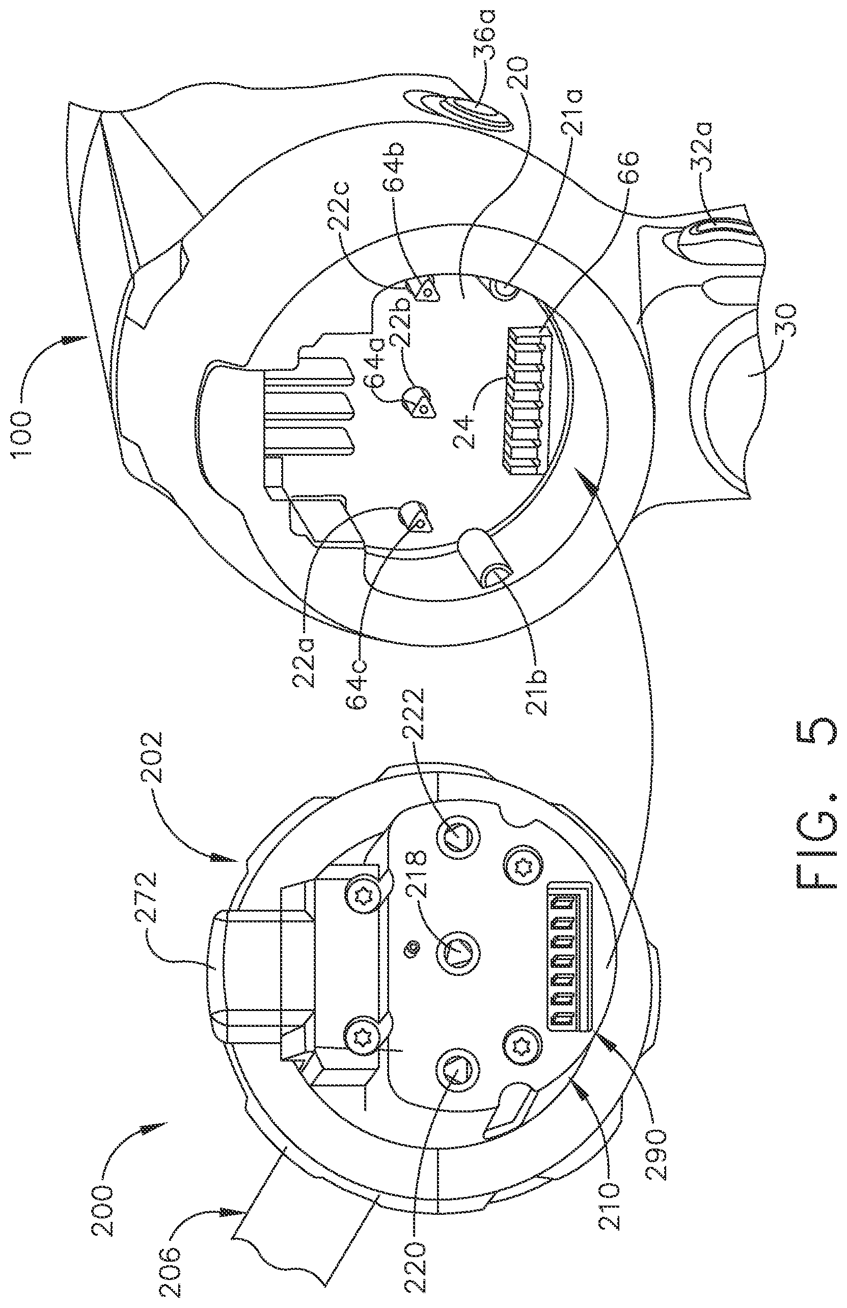 Patent US12137906 Figure 5 – Surgical systems comprising a control circuit