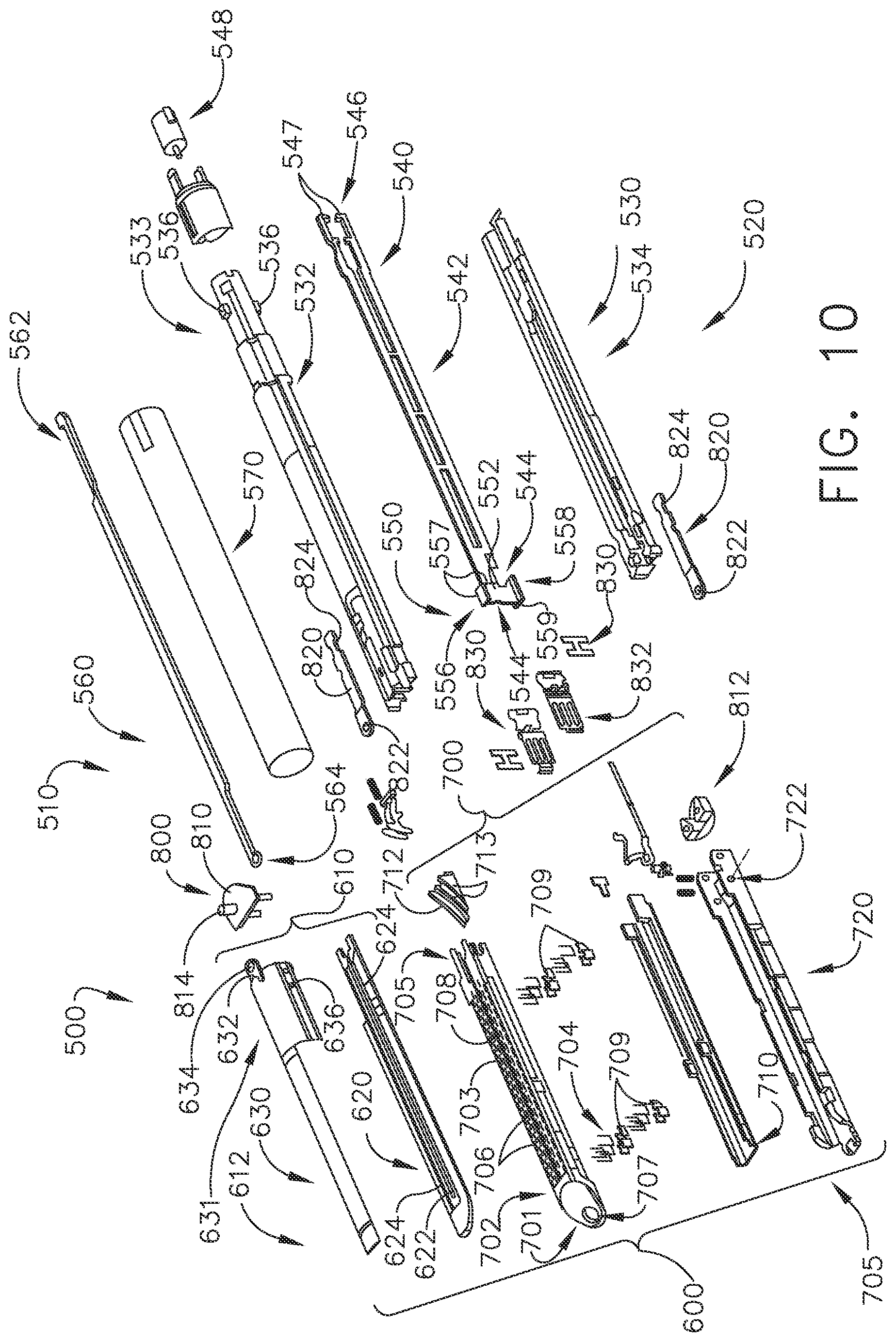 Patent US12137906 Figure 8 – Surgical systems comprising a control circuit