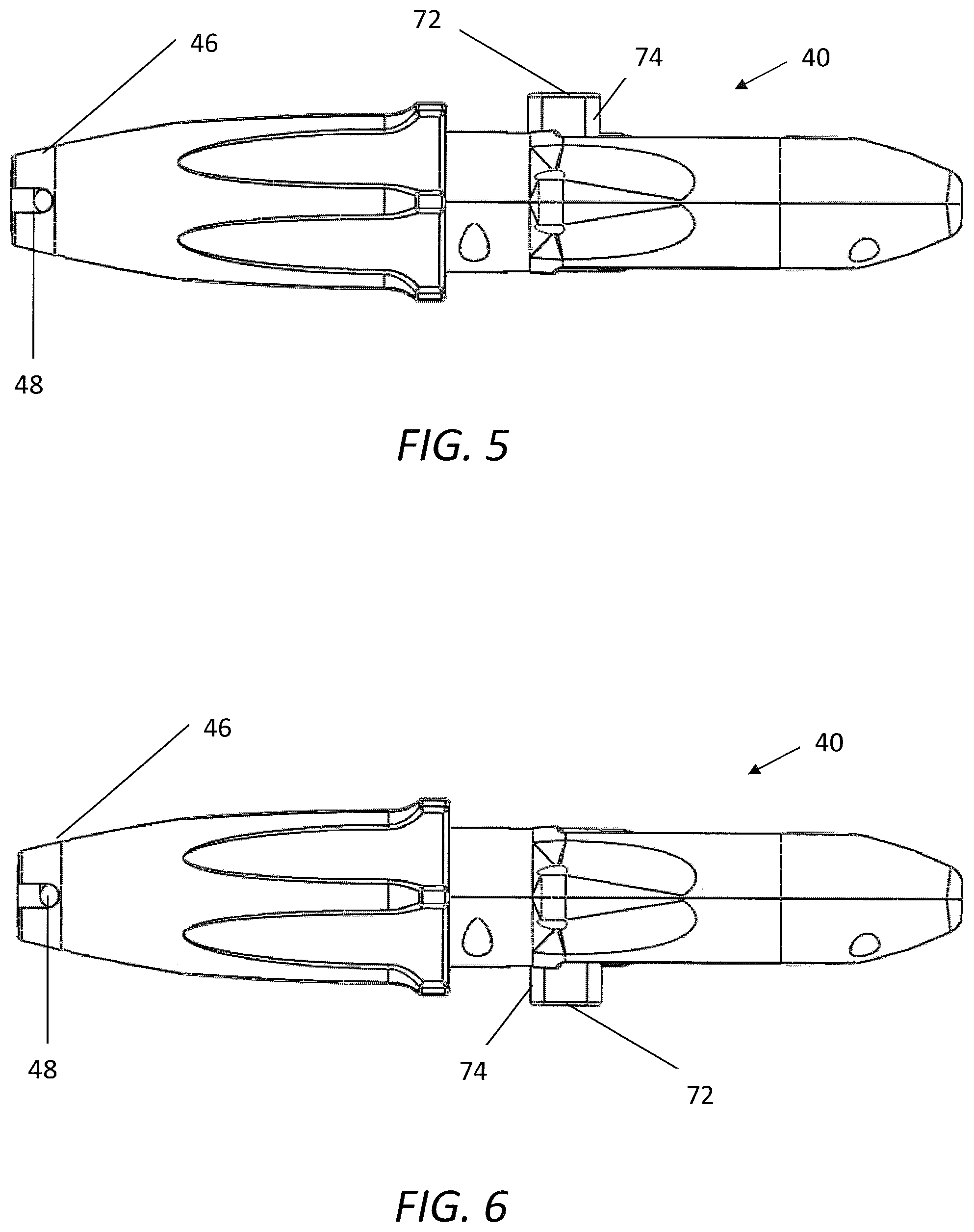 Patent US12137907 Figure 4 – Surgical stapler handle assembly having actuation mechanism with longitudinally rotatable shaft