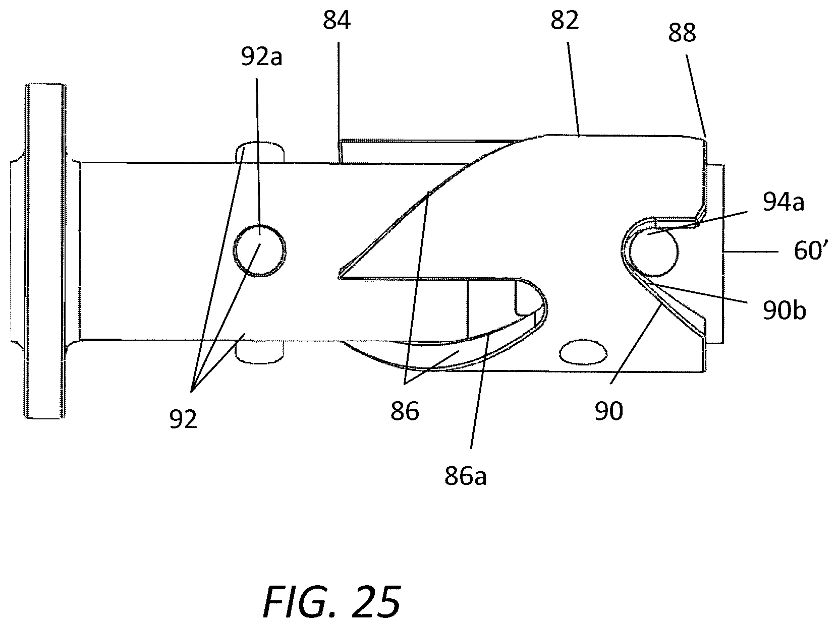 Patent US12137907 Figure 18 – Surgical stapler handle assembly having actuation mechanism with longitudinally rotatable shaft