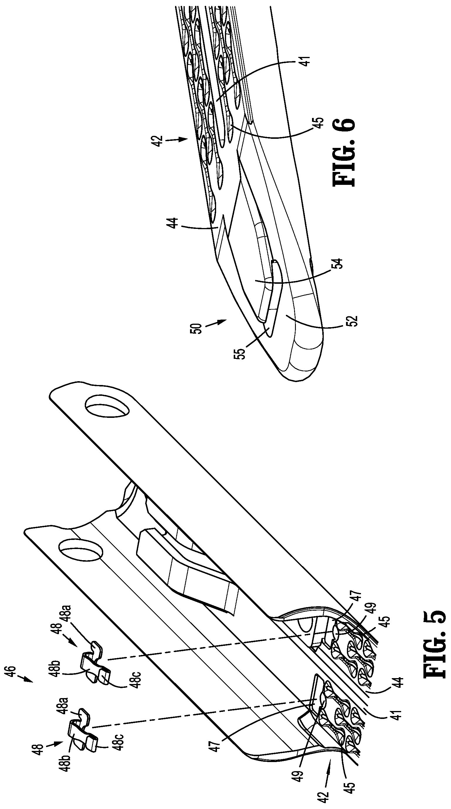 Patent US12137908 Figure 4 – Anvil buttress loading system for surgical stapling apparatus