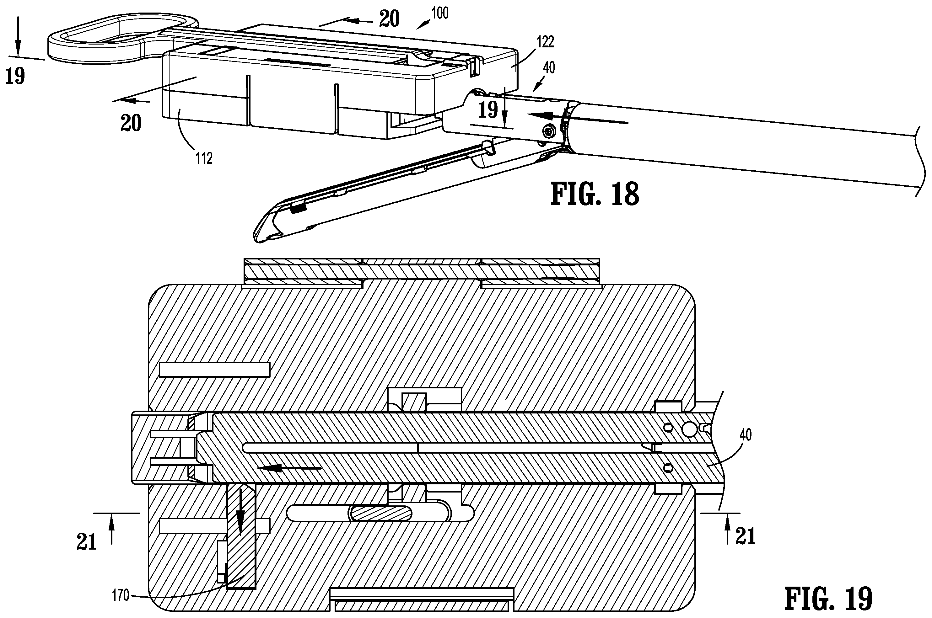 Patent US12137908 Figure 14 – Anvil buttress loading system for surgical stapling apparatus