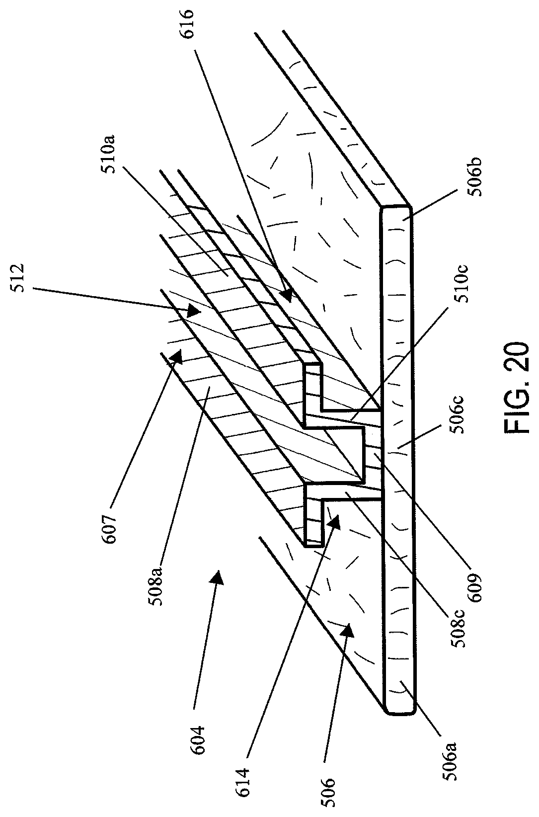 Patent US12137912 Figure 18 – Compressible adjunct with attachment regions