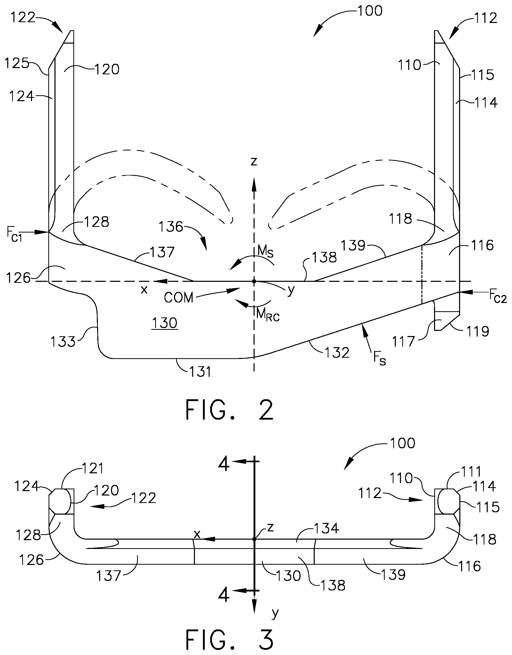Patent US12137913 Figure 2 – Staple cartridge assembly comprising various tissue compression gaps and staple forming gaps