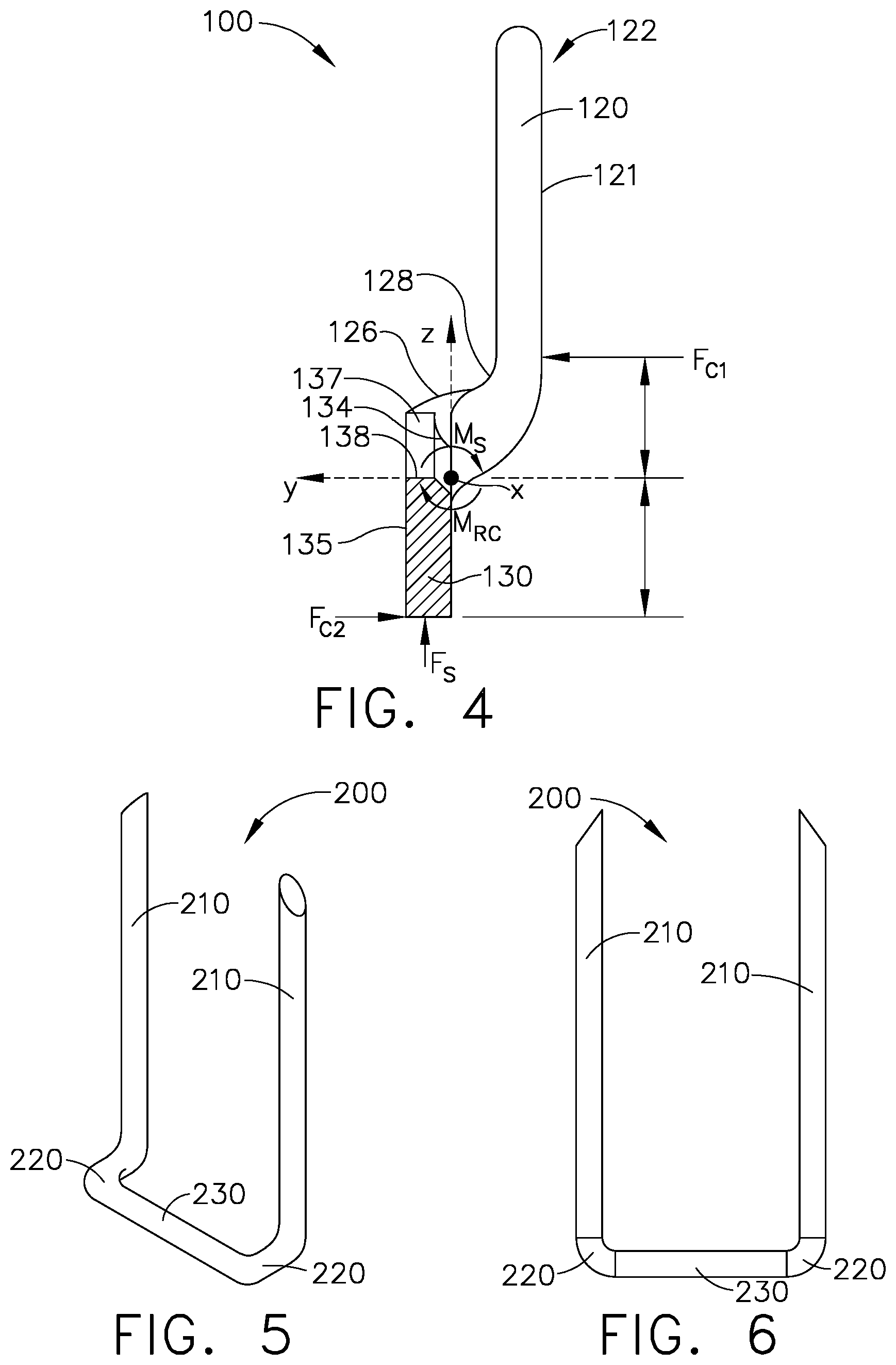 Patent US12137913 Figure 3 – Staple cartridge assembly comprising various tissue compression gaps and staple forming gaps