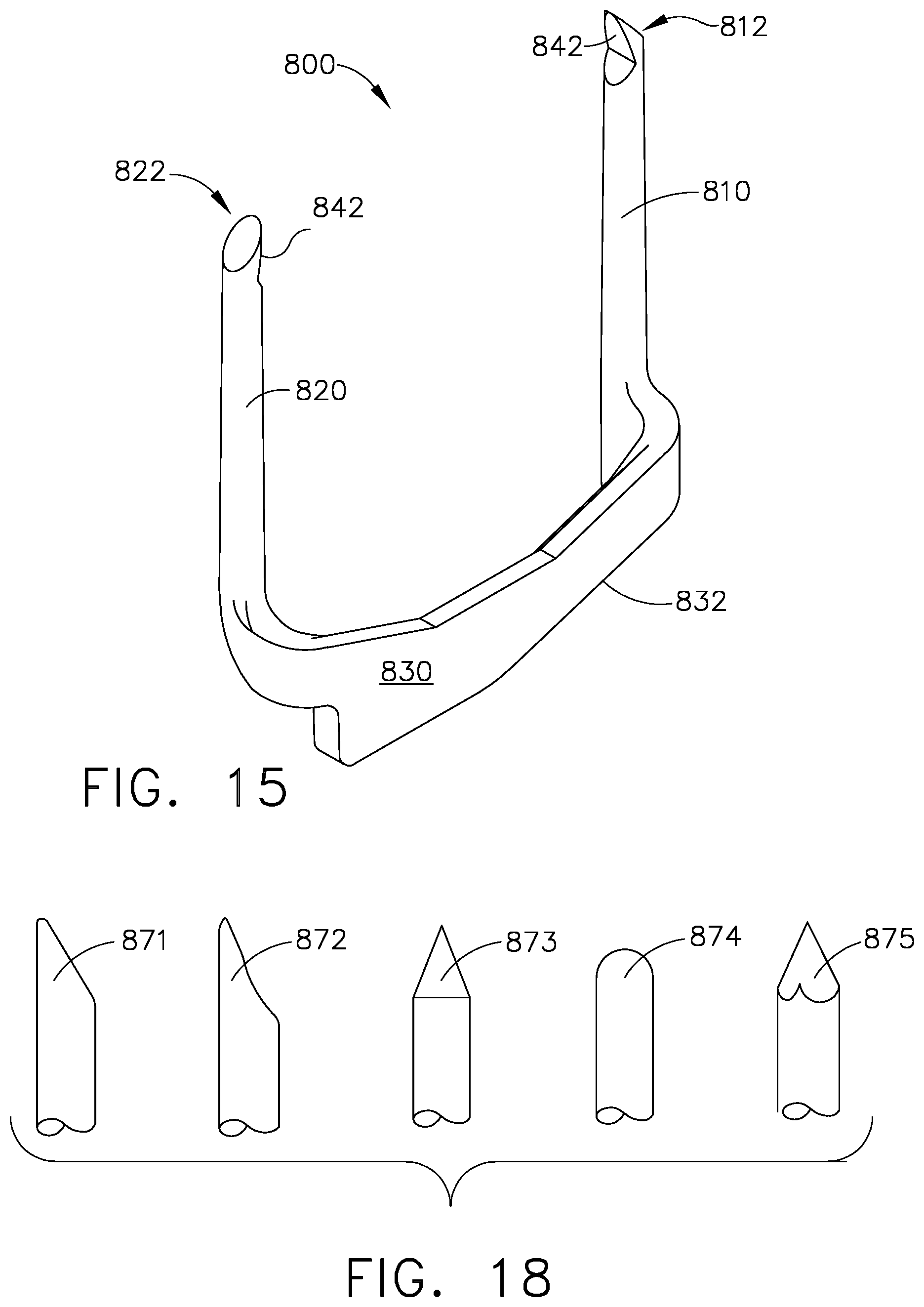 Patent US12137913 Figure 9 – Staple cartridge assembly comprising various tissue compression gaps and staple forming gaps