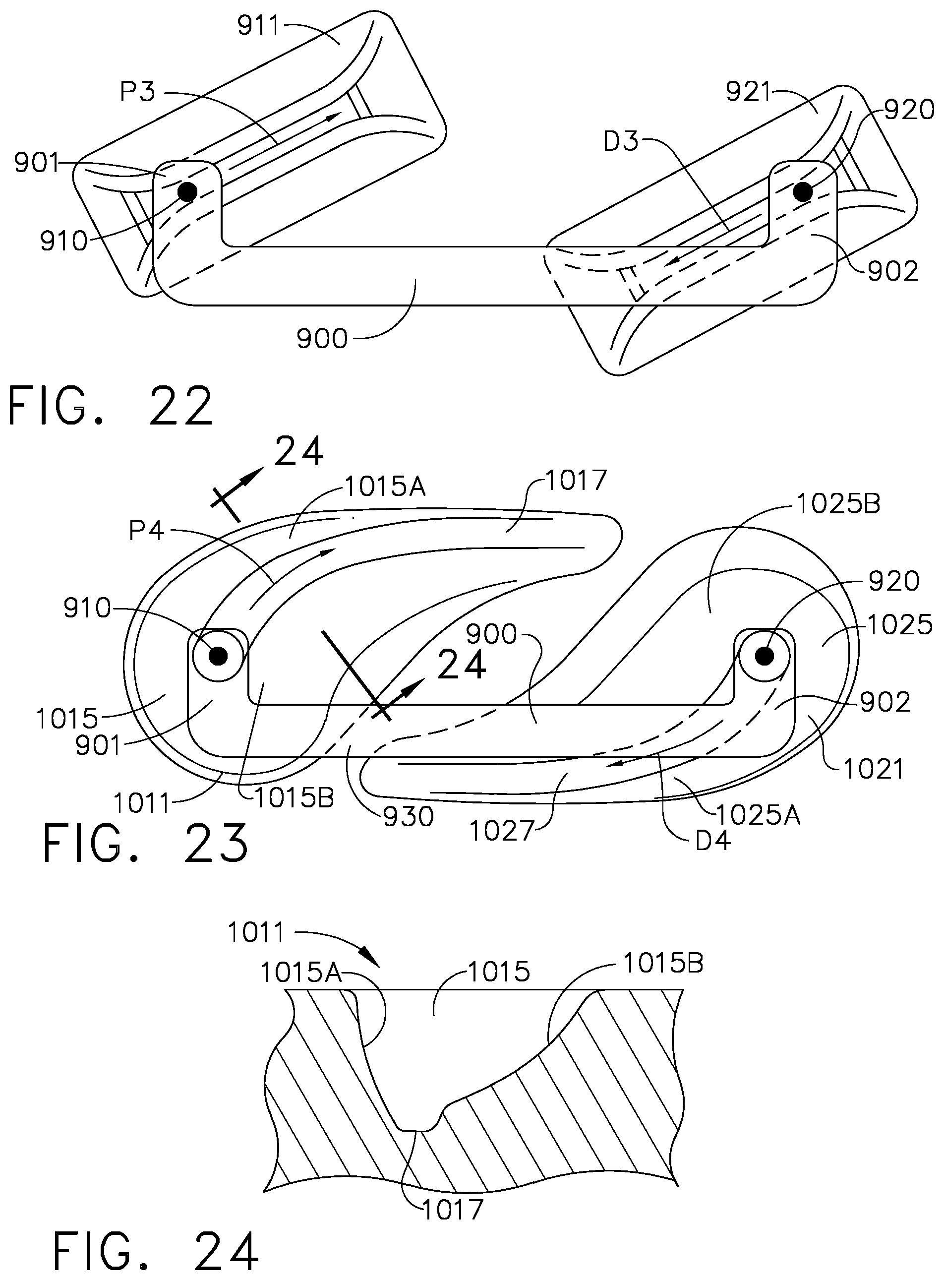 Patent US12137913 Figure 12 – Staple cartridge assembly comprising various tissue compression gaps and staple forming gaps
