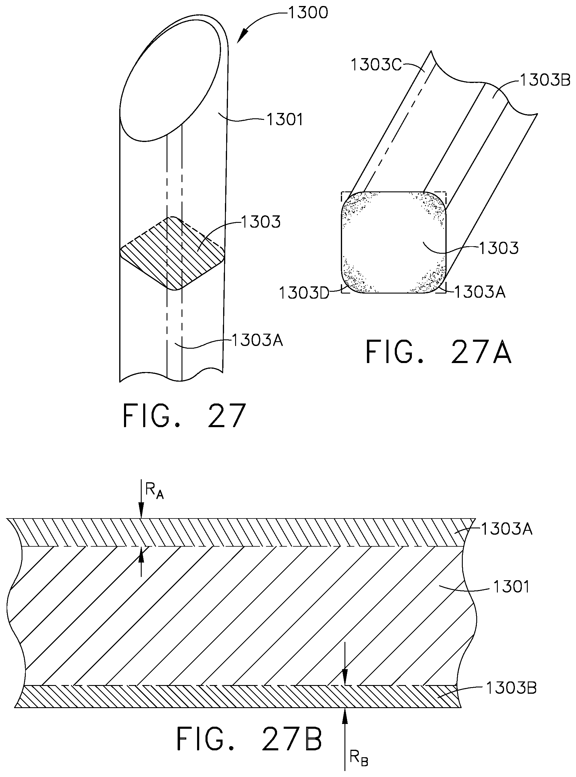 Patent US12137913 Figure 14 – Staple cartridge assembly comprising various tissue compression gaps and staple forming gaps