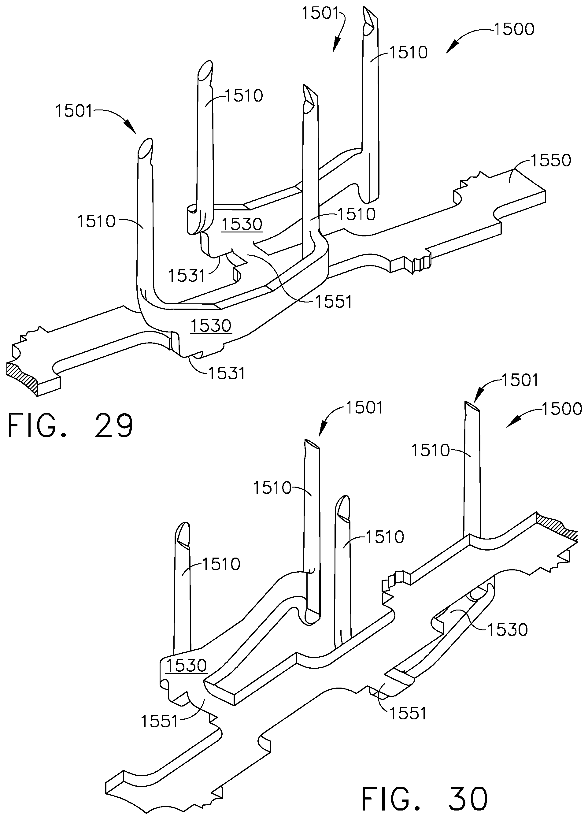 Patent US12137913 Figure 17 – Staple cartridge assembly comprising various tissue compression gaps and staple forming gaps